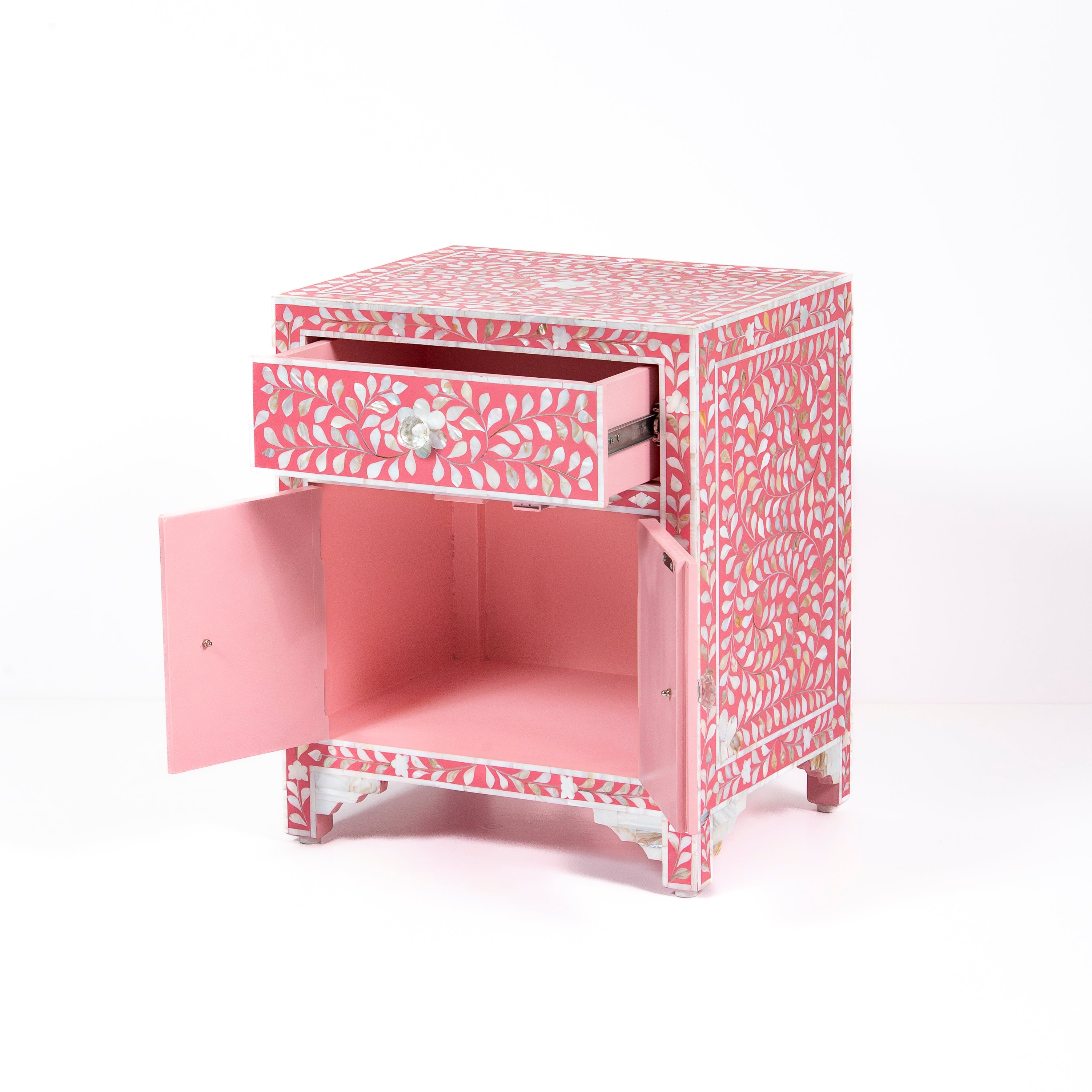 Iris Side Drawer - Pink Mother of Pearl