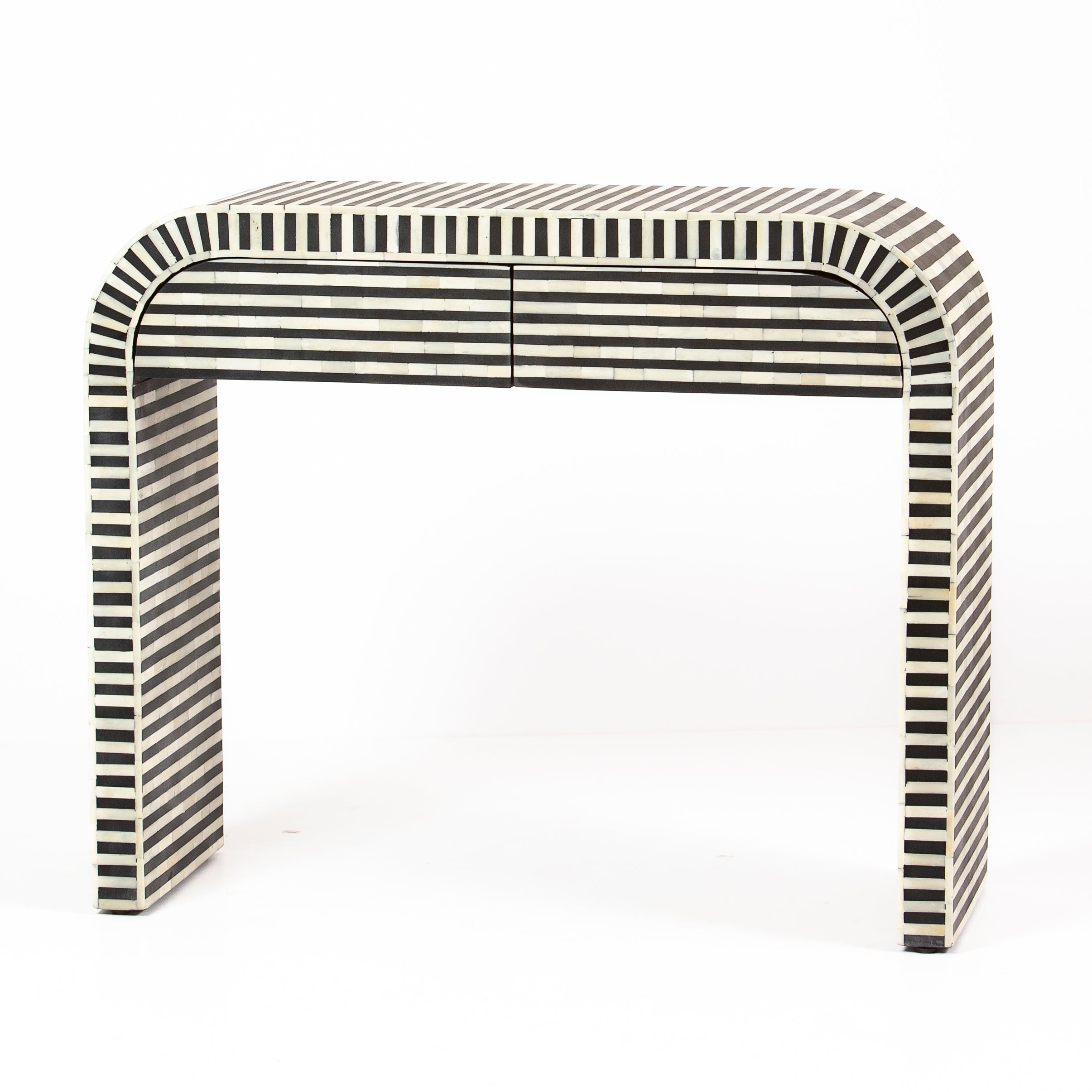 Saphed Dresser Console - Black Bone Inlay