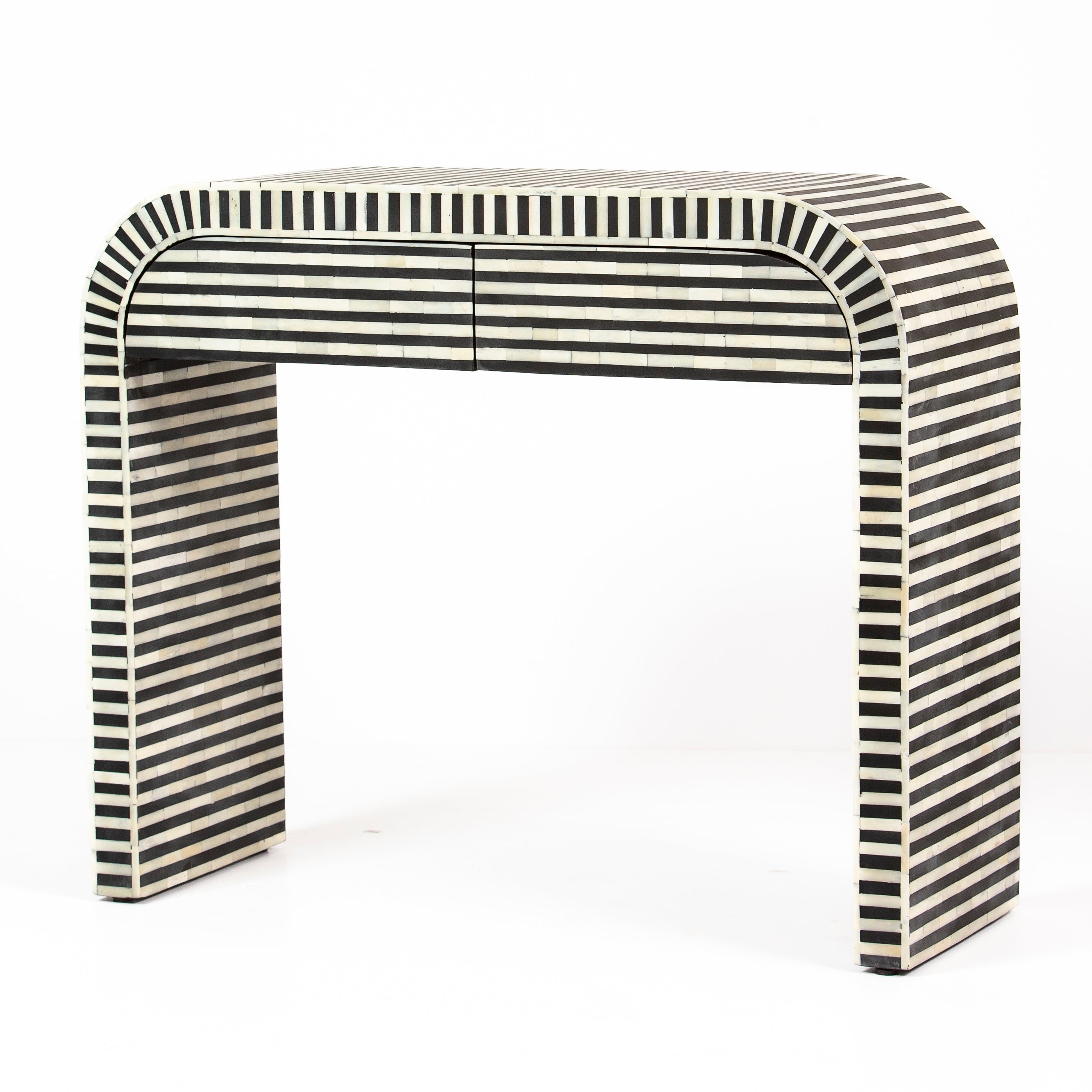 Saphed Dresser Console - Black Bone Inlay