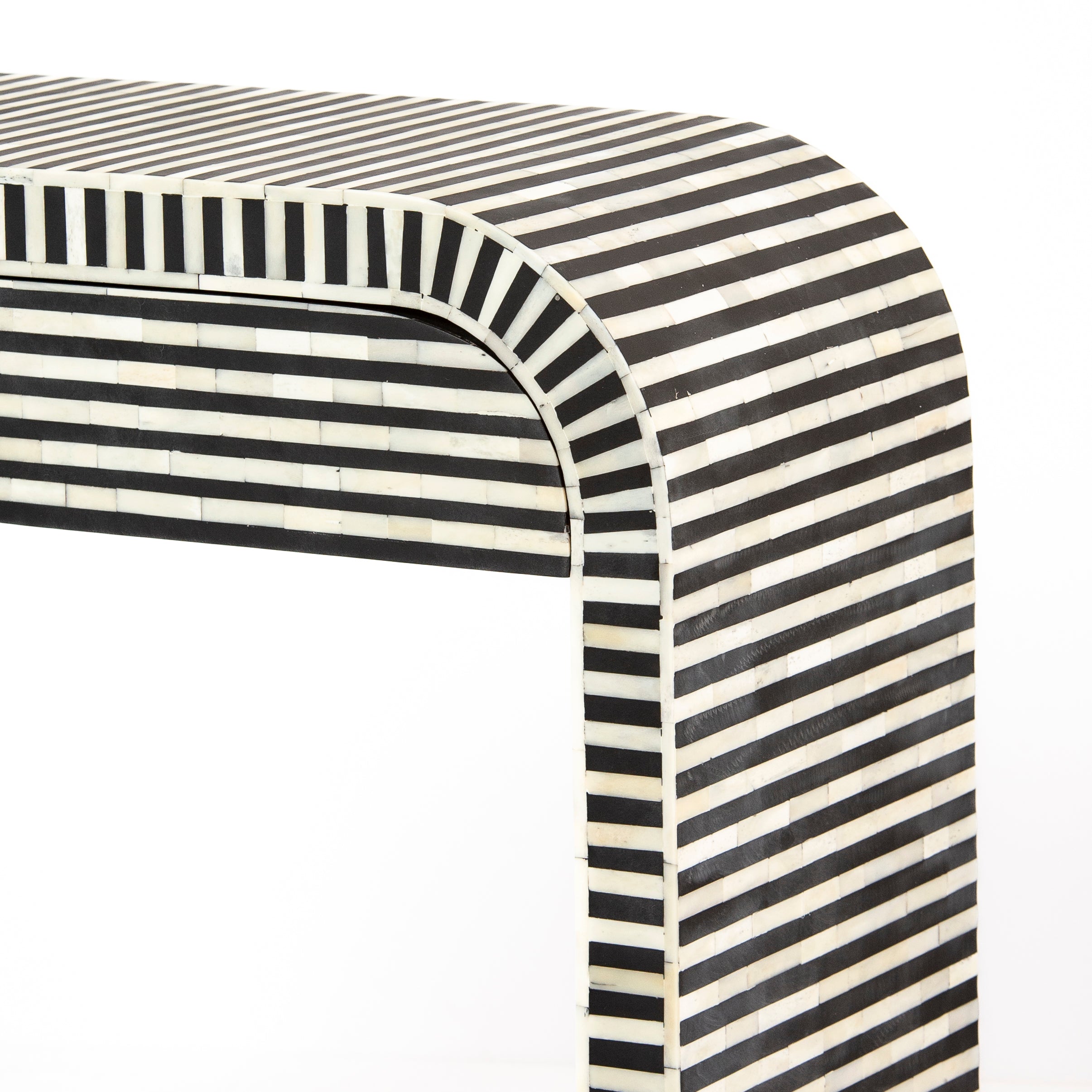 Saphed Dresser Console - Black Bone Inlay