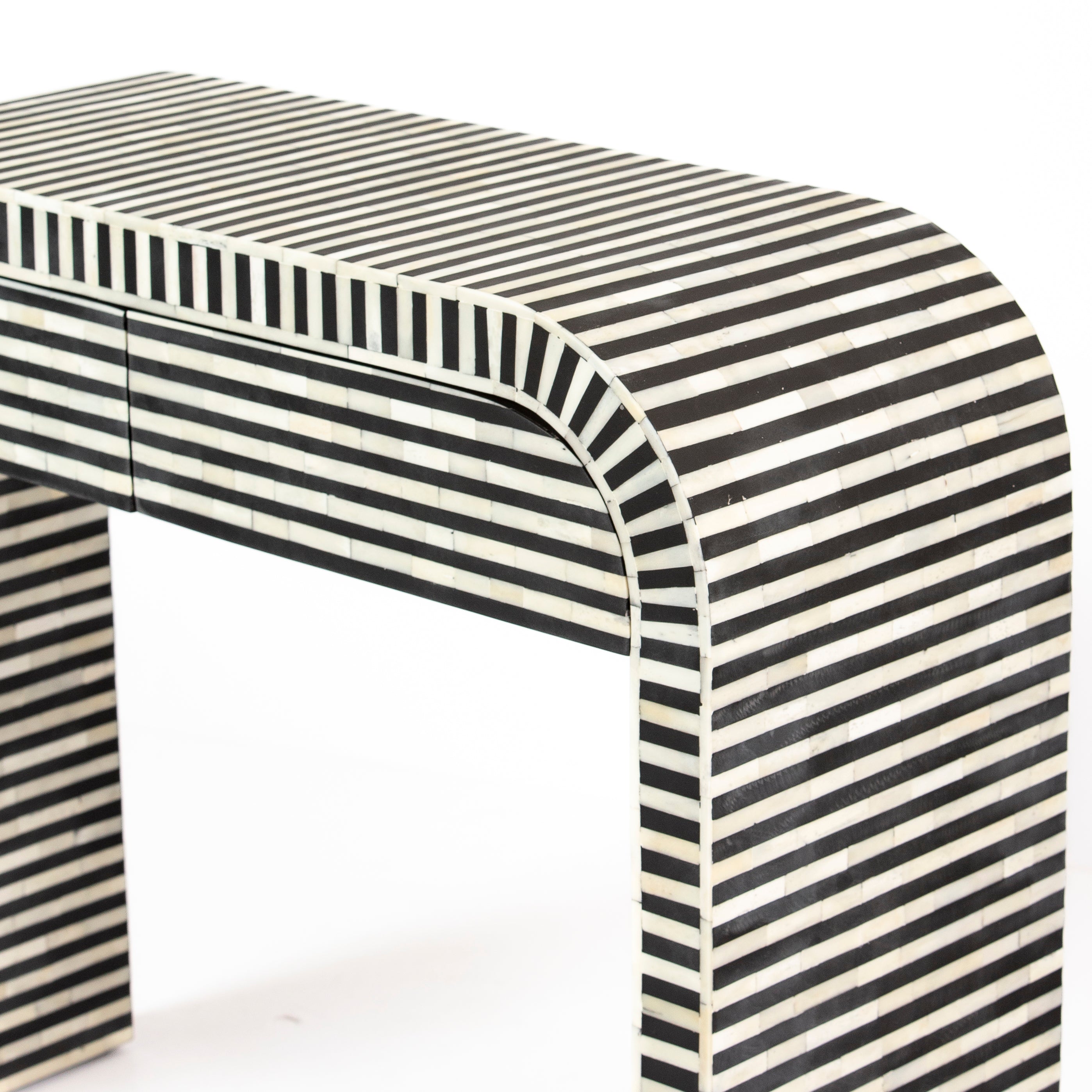 Saphed Dresser Console - Black Bone Inlay