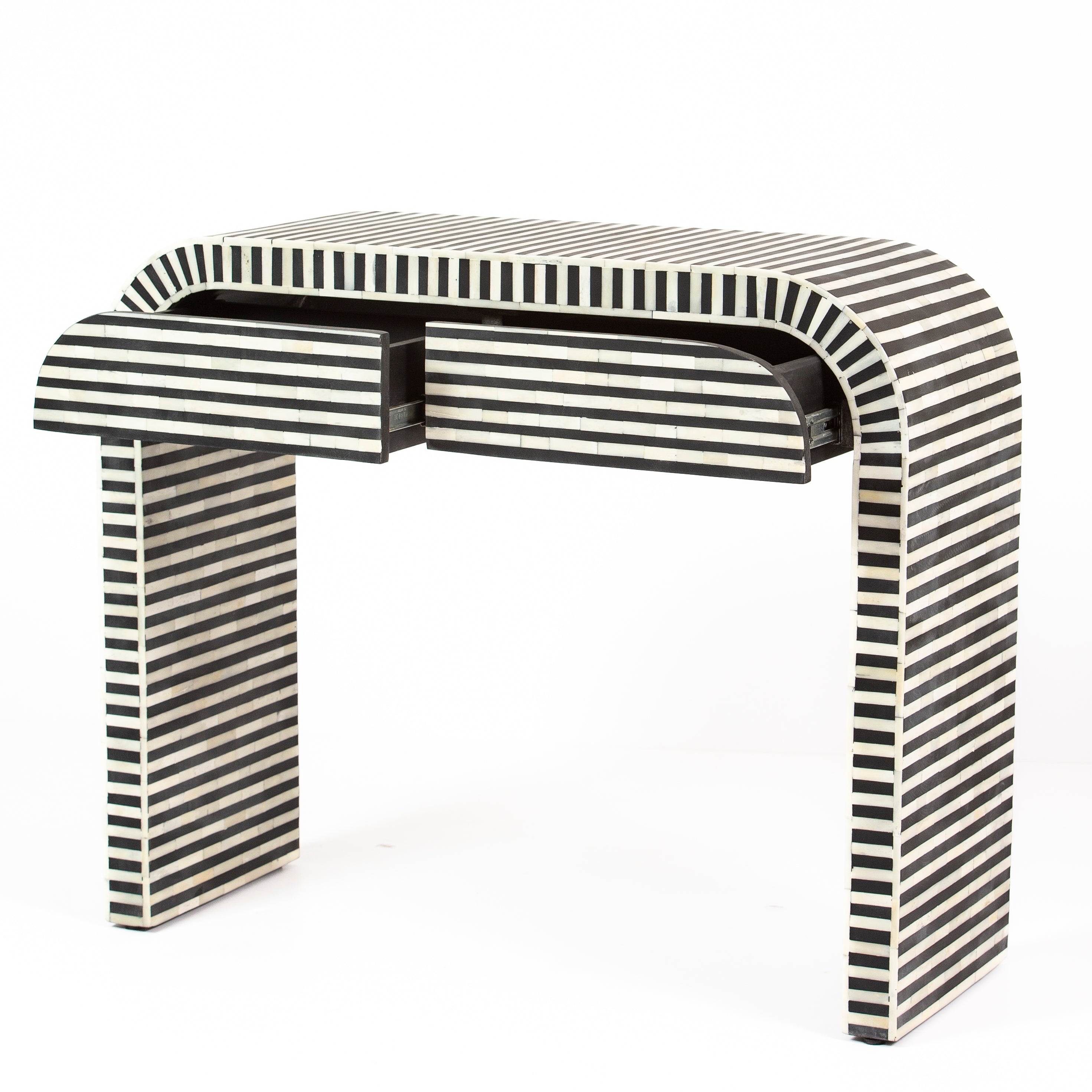 Saphed Dresser Console - Black Bone Inlay