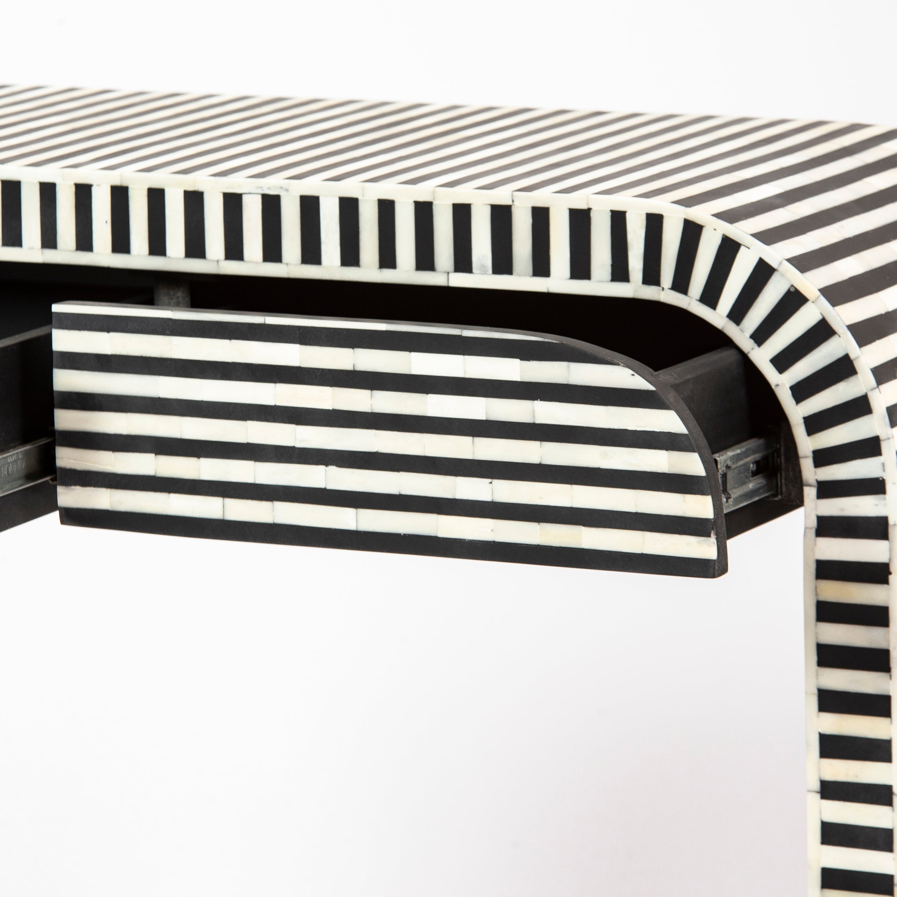 Saphed Dresser Console - Black Bone Inlay