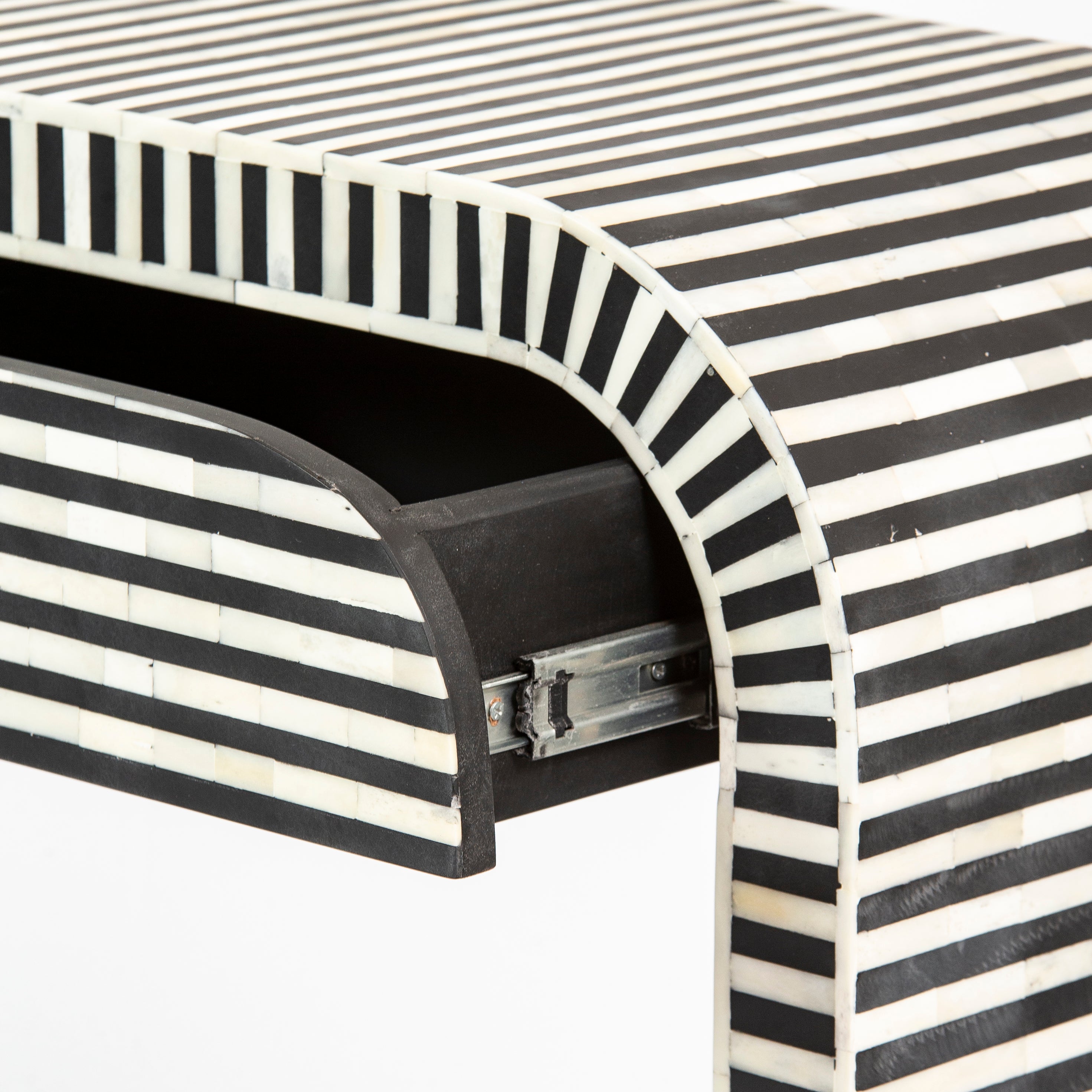 Saphed Dresser Console - Black Bone Inlay