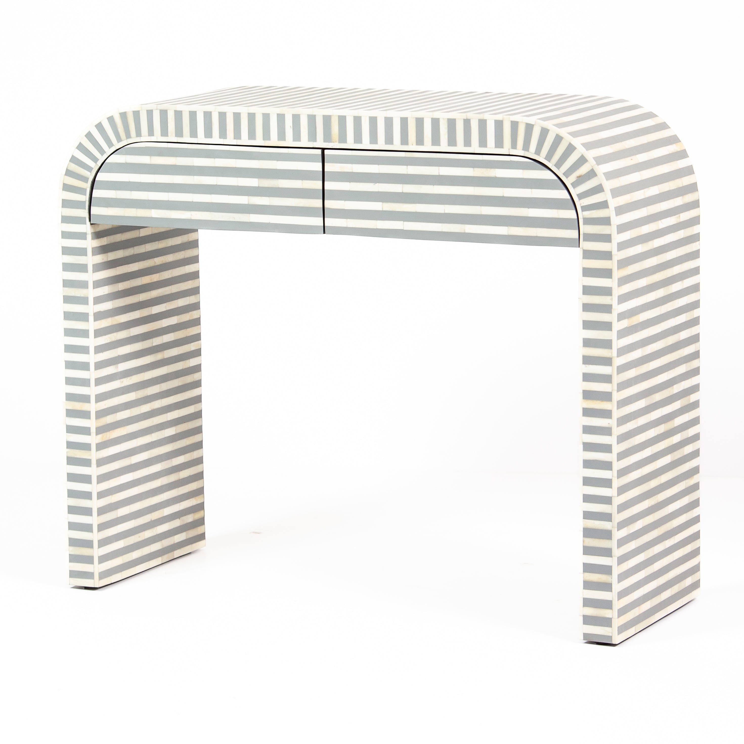 Saphed Dresser Console - Grey Bone Inlay