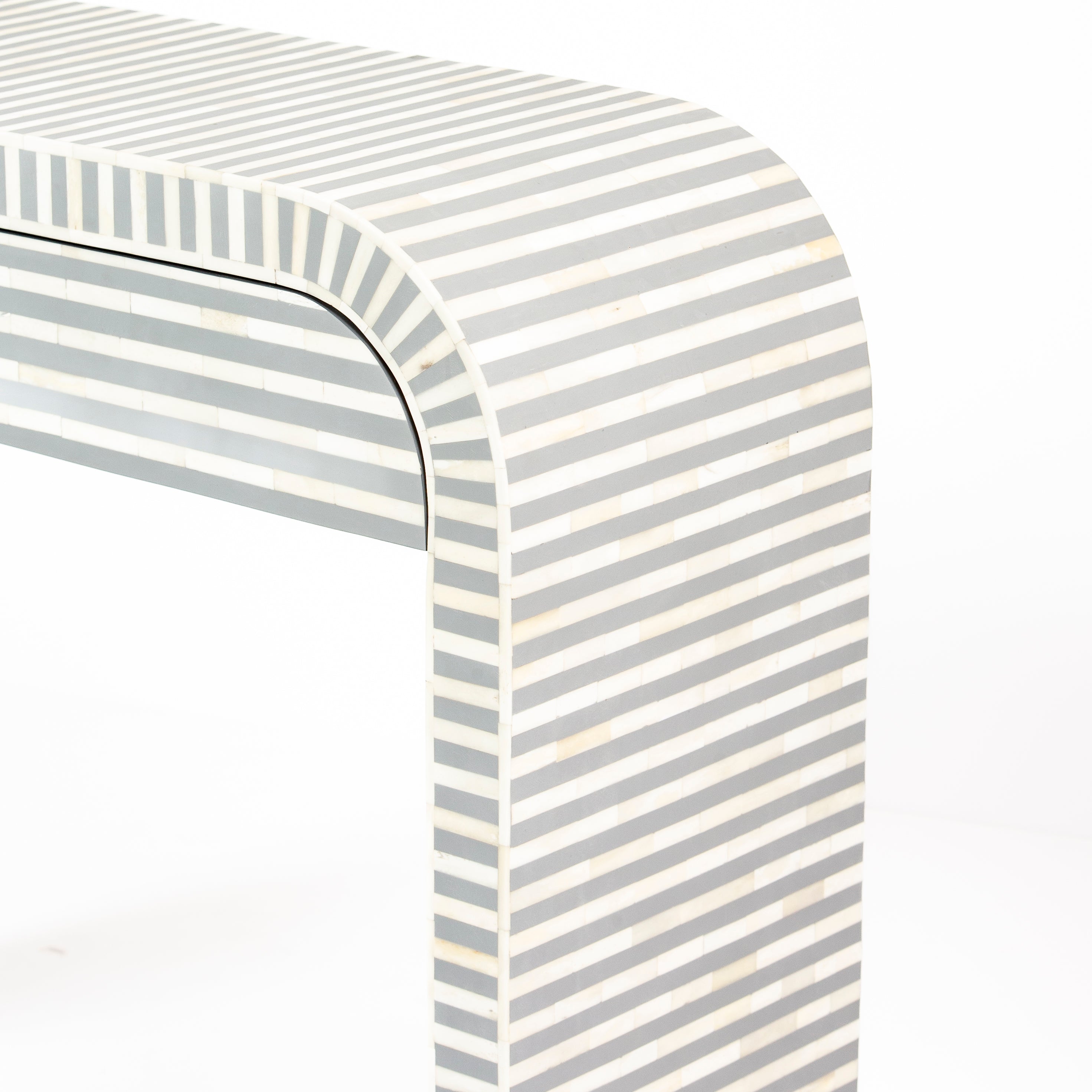 Saphed Dresser Console - Grey Bone Inlay