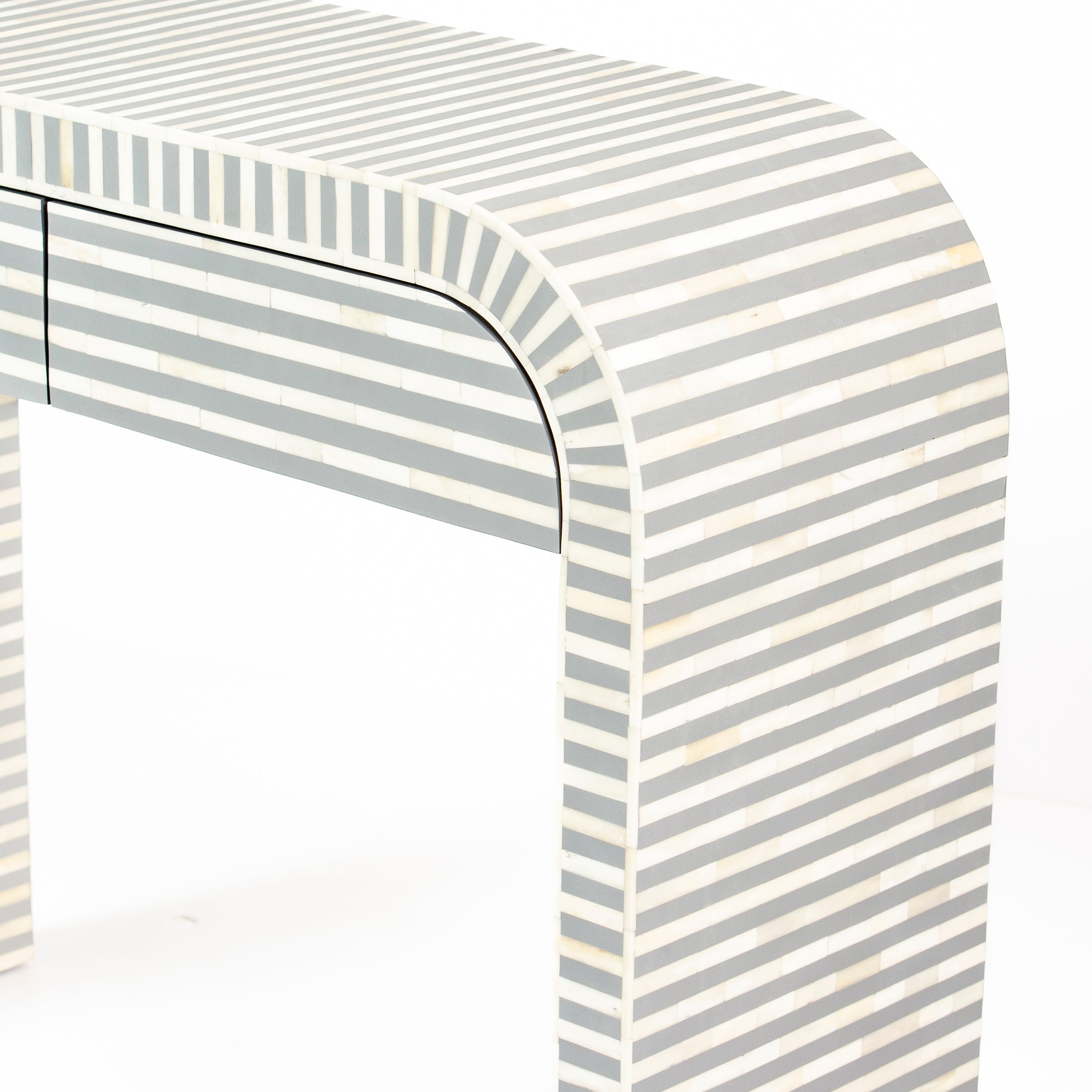 Saphed Dresser Console - Grey Bone Inlay
