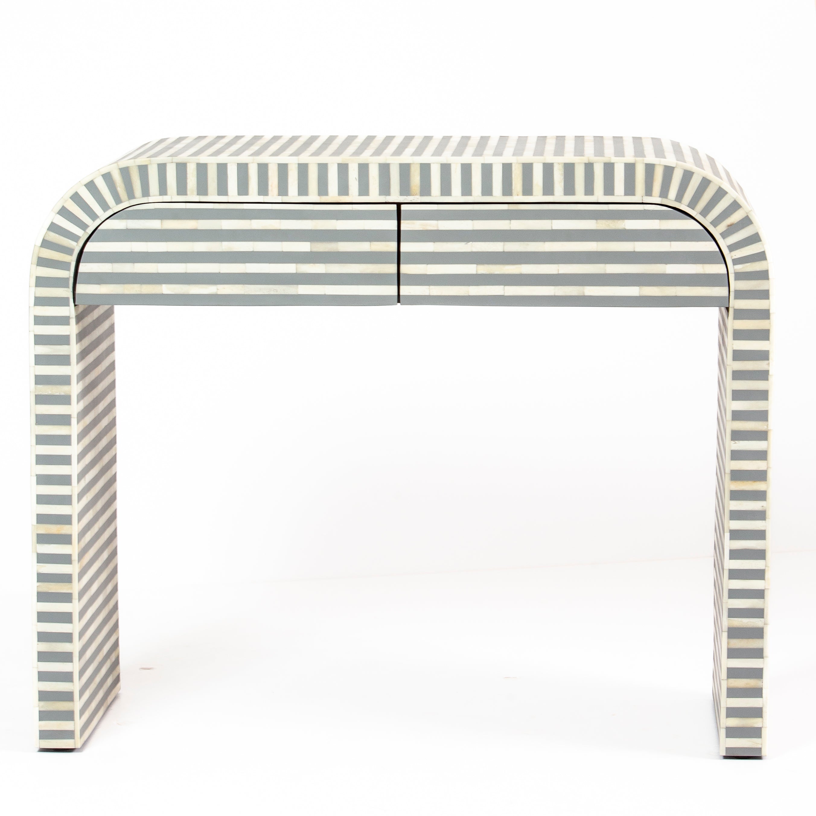 Saphed Dresser Console - Grey Bone Inlay