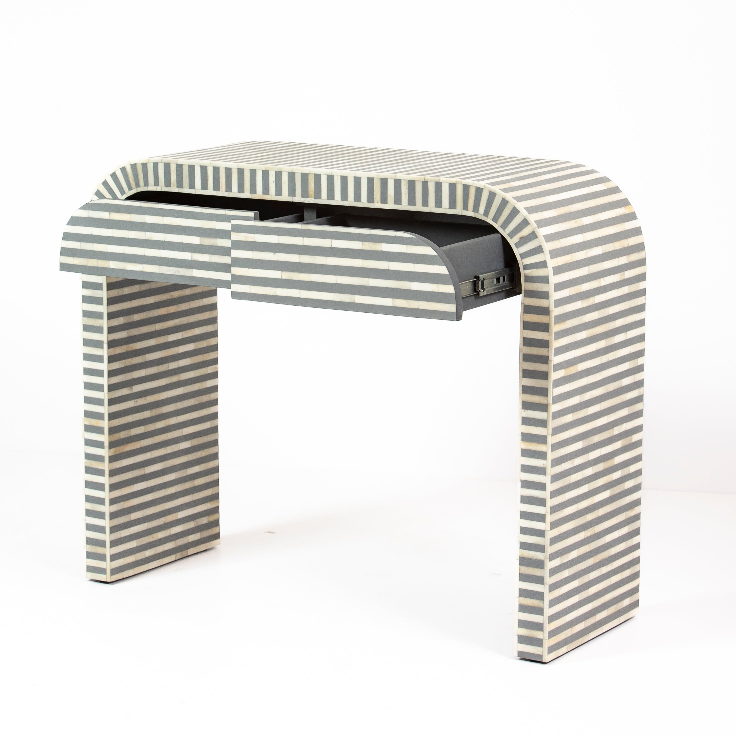 Saphed Dresser Console - Grey Bone Inlay