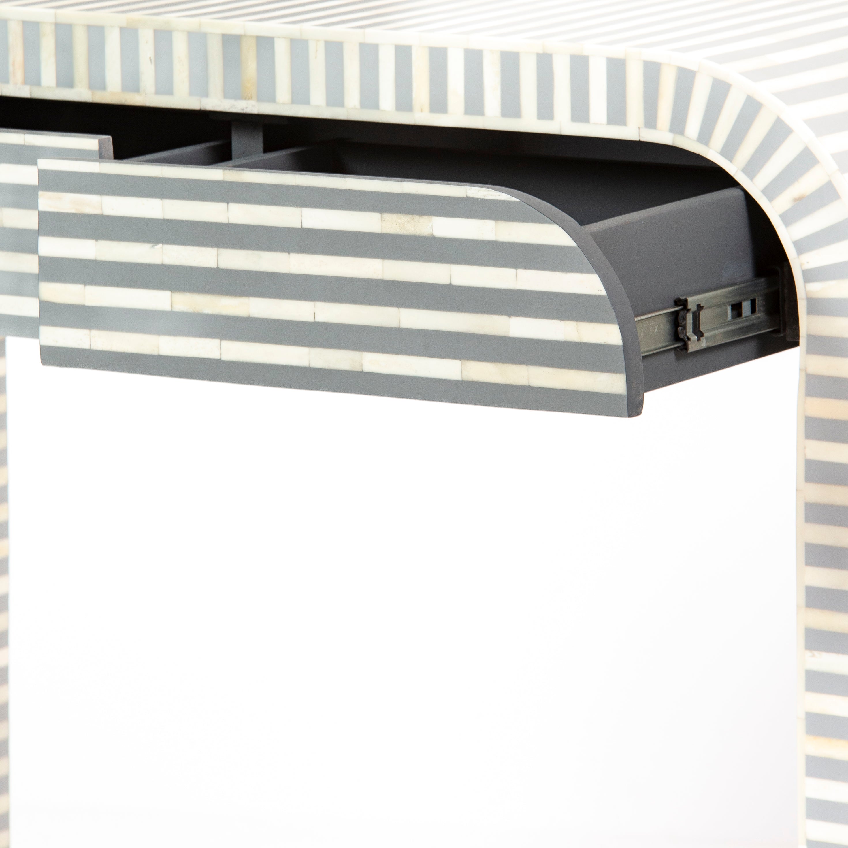 Saphed Dresser Console - Grey Bone Inlay