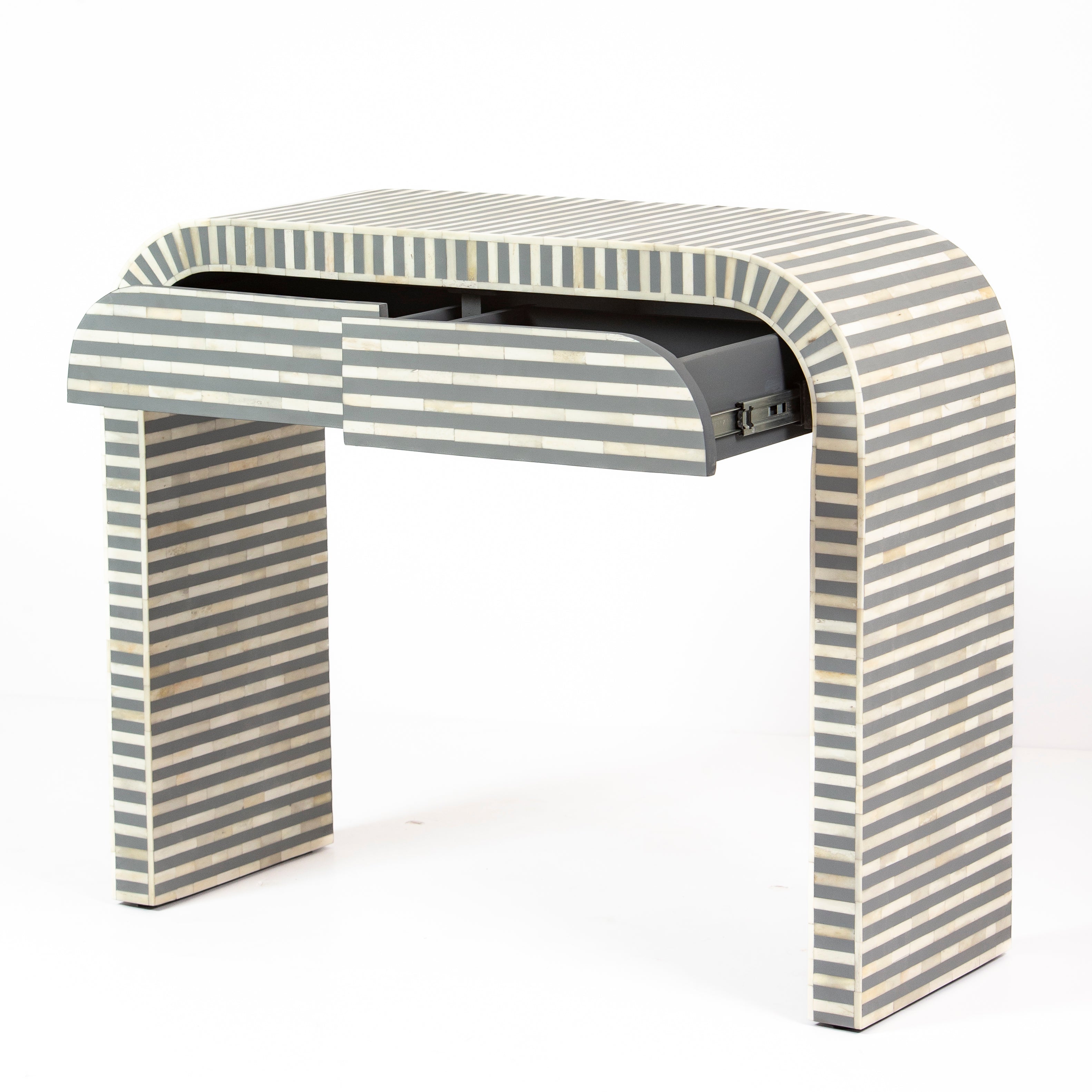 Saphed Dresser Console - Grey Bone Inlay