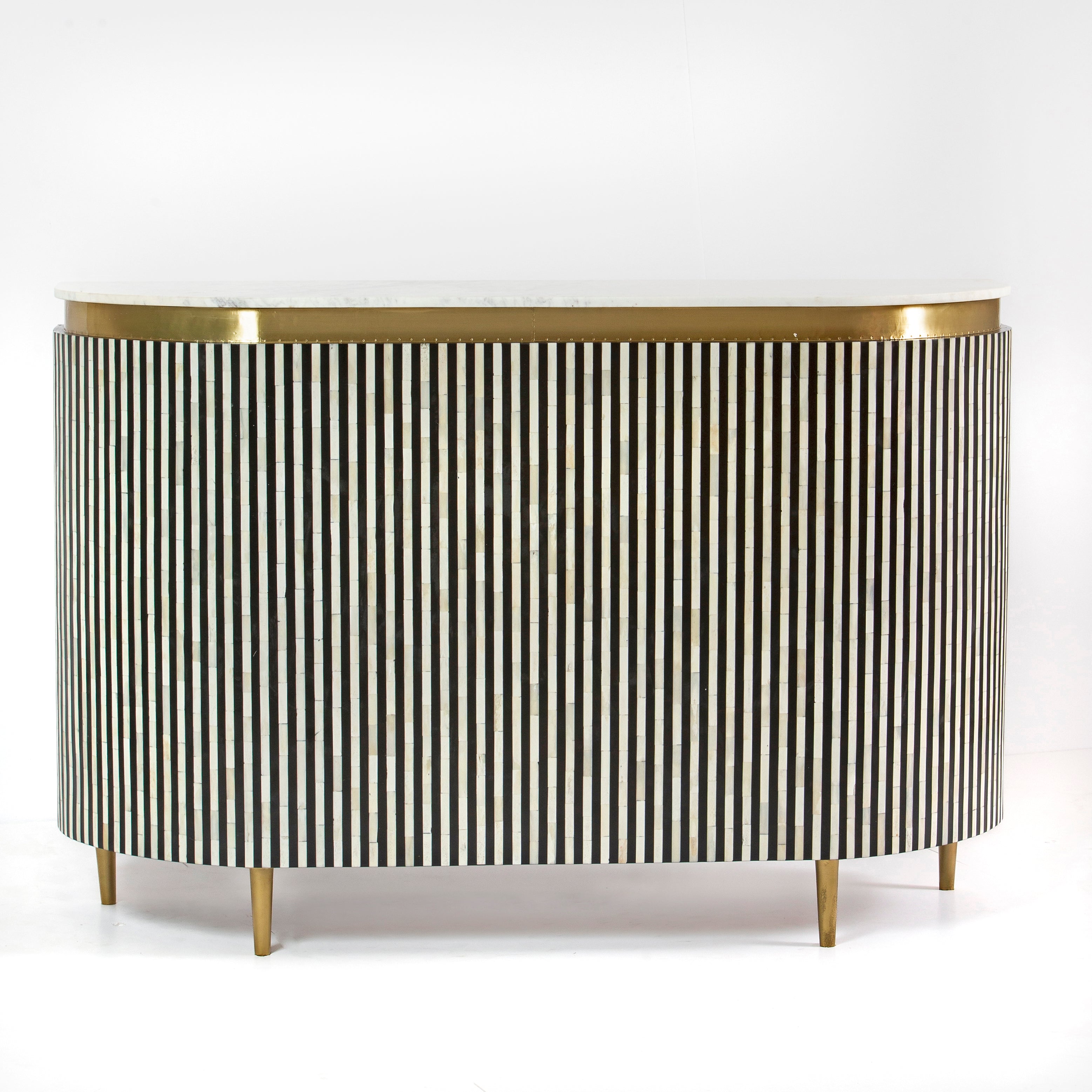 Saphed Bar Counter - Black Bone Inlay