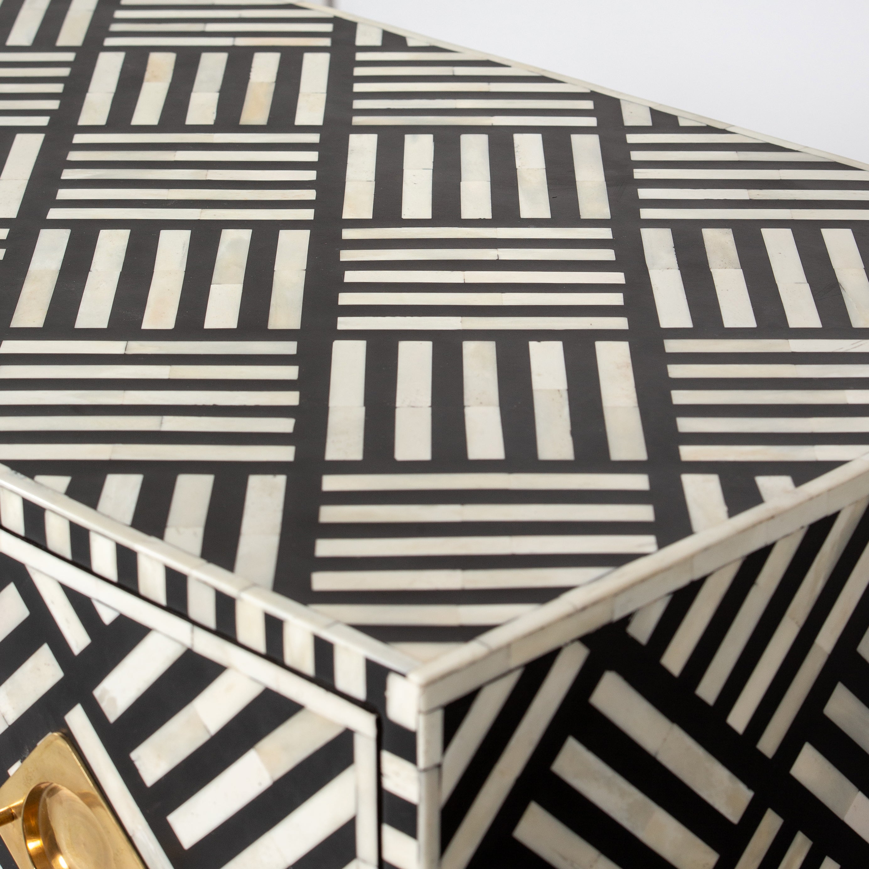 Ameerah Chest of Drawers - Black Bone Inlay