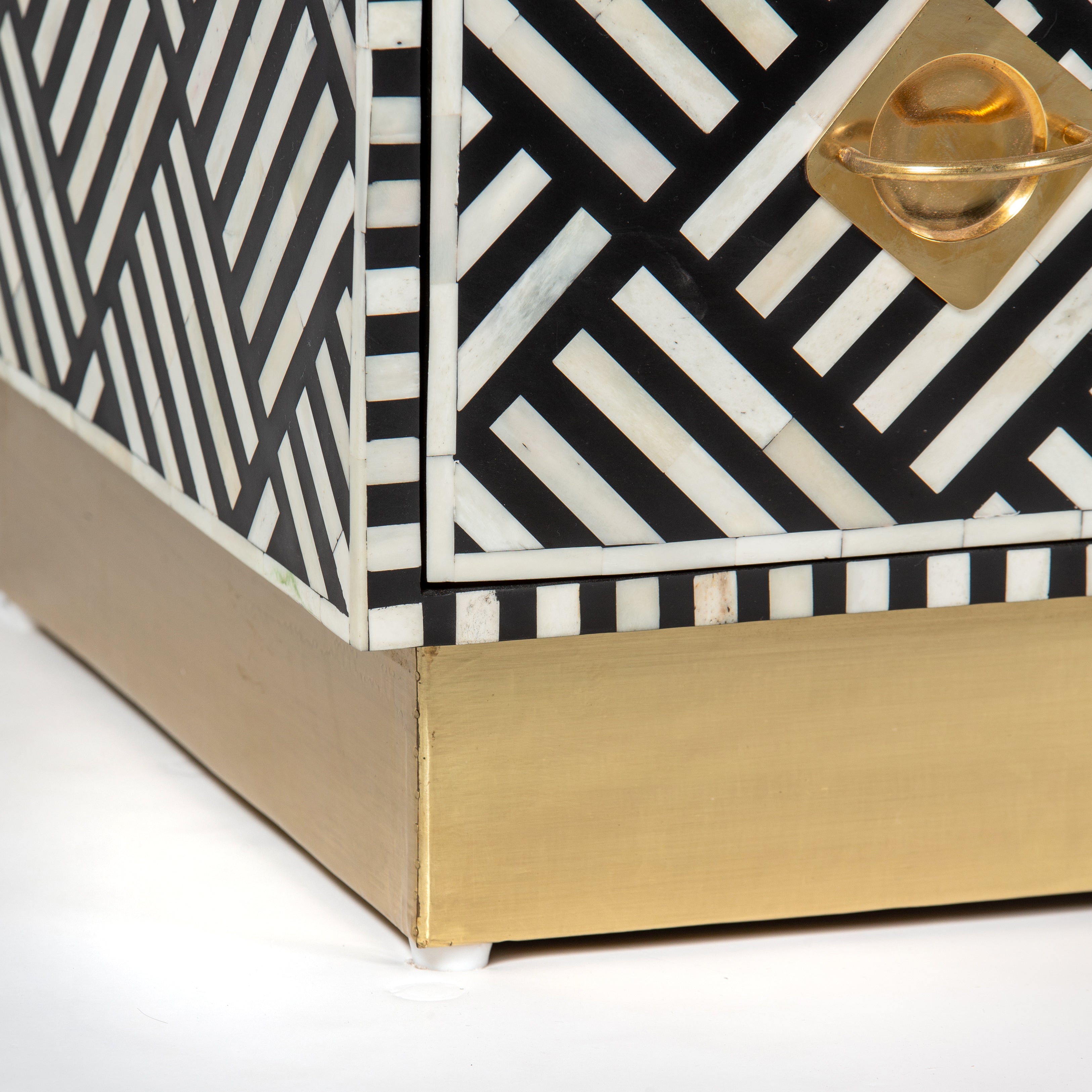 Ameerah Chest of Drawers - Black Bone Inlay