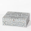 Iris Box - Grey Mother of Pearl Inlay