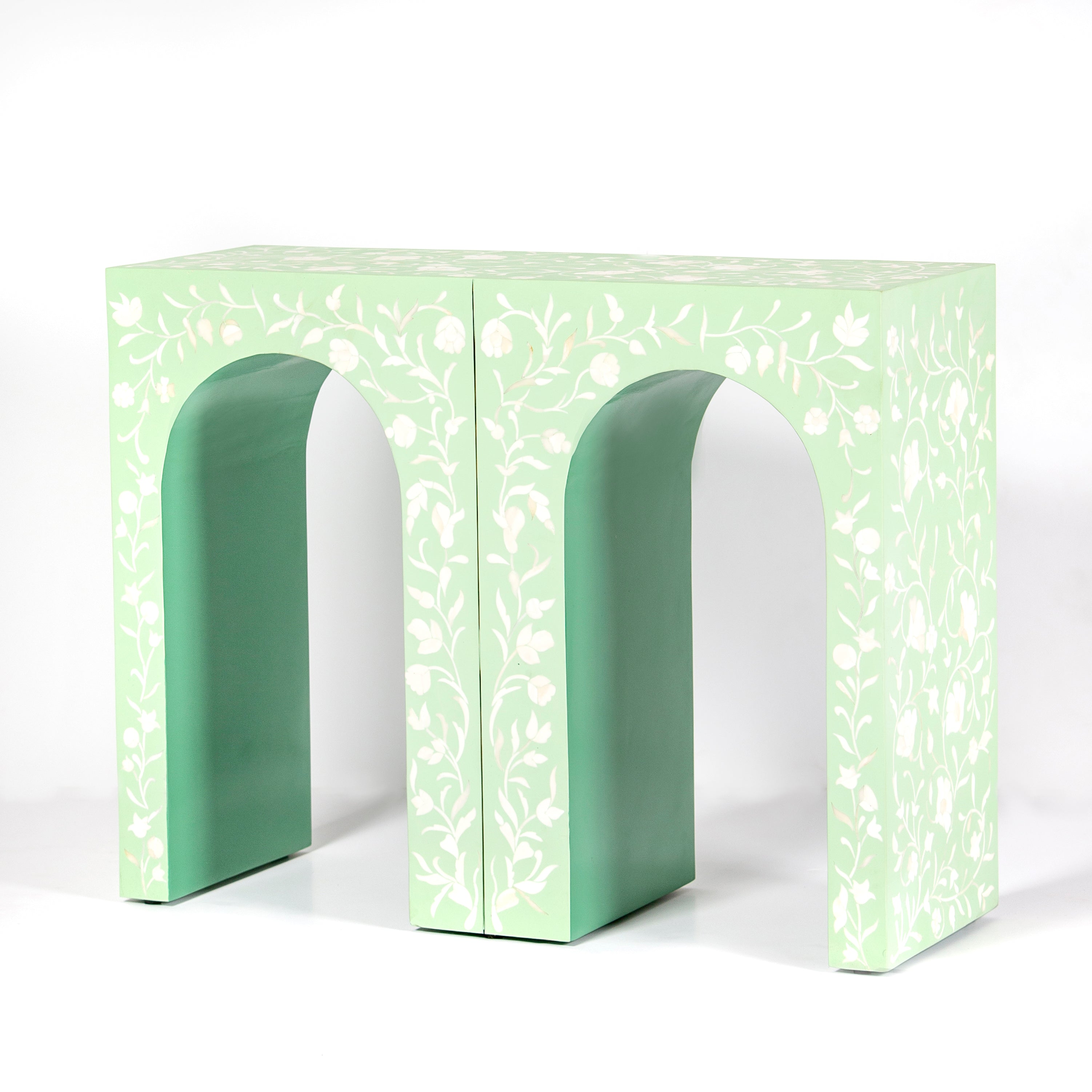 Rosetta Console - Green Bone Inlay