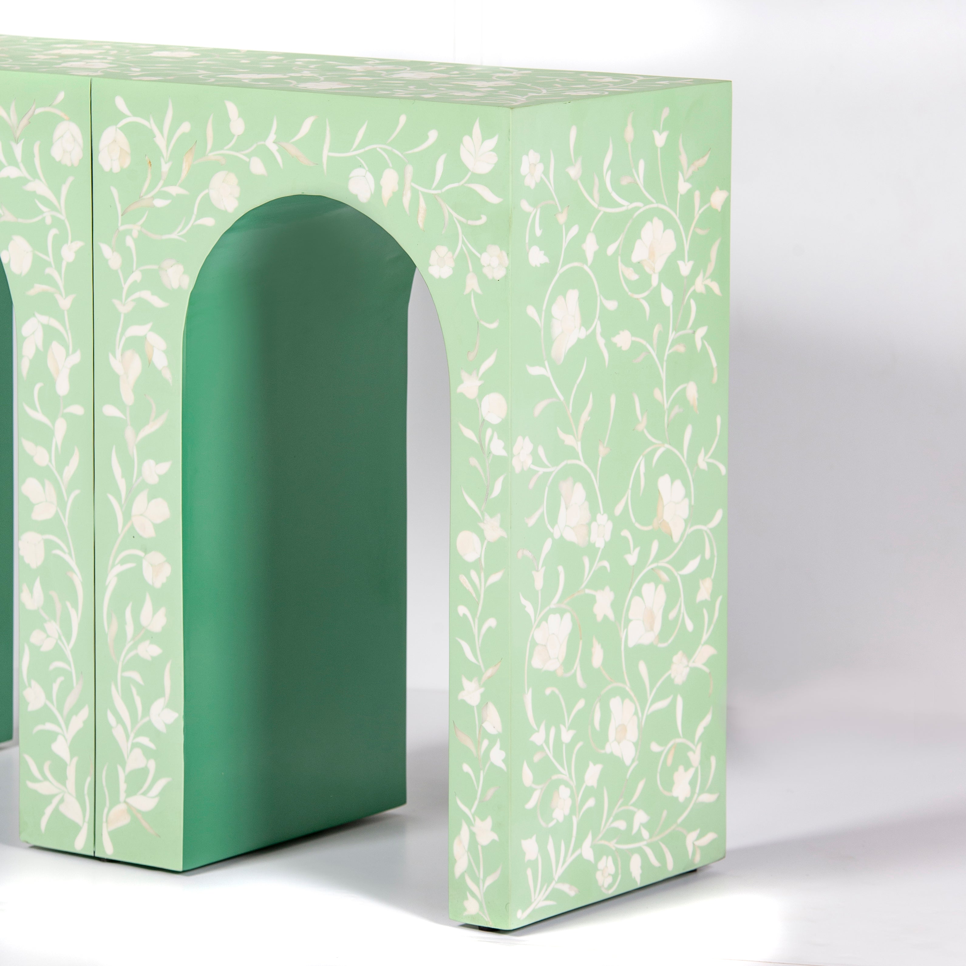 Rosetta Console - Green Bone Inlay