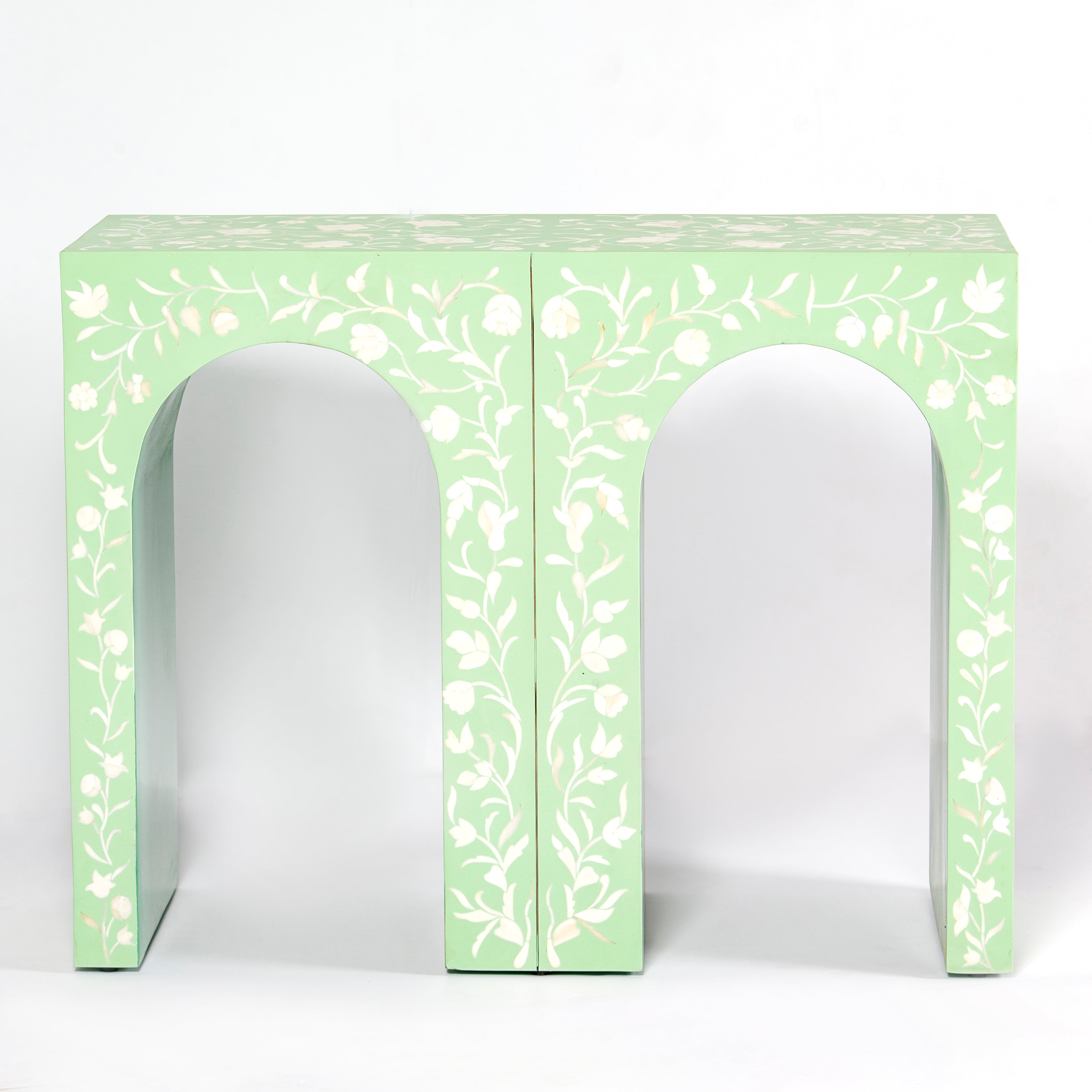 Rosetta Console - Green Bone Inlay