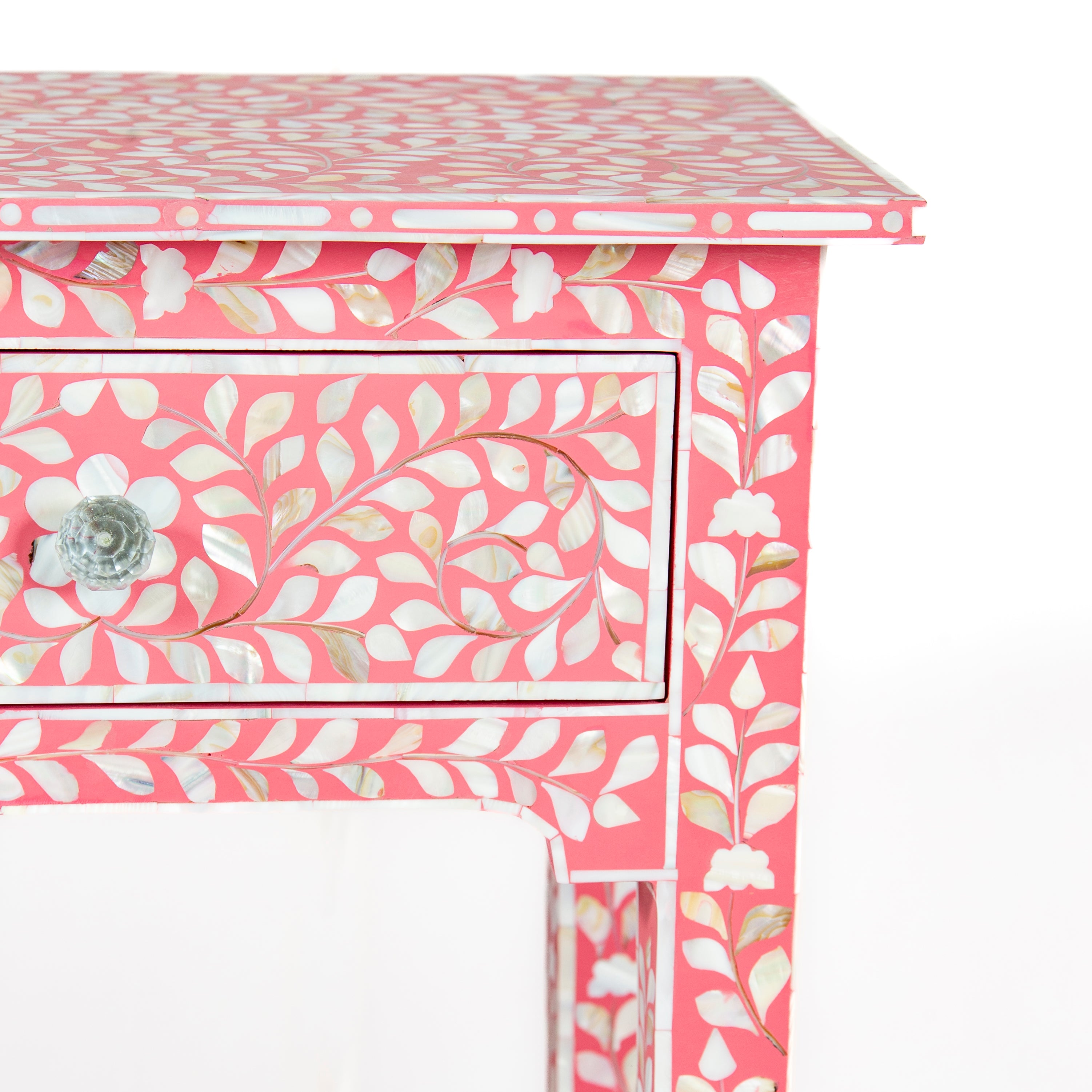 Iris Console & Dresser – Pink Mother of Pearl Inlay