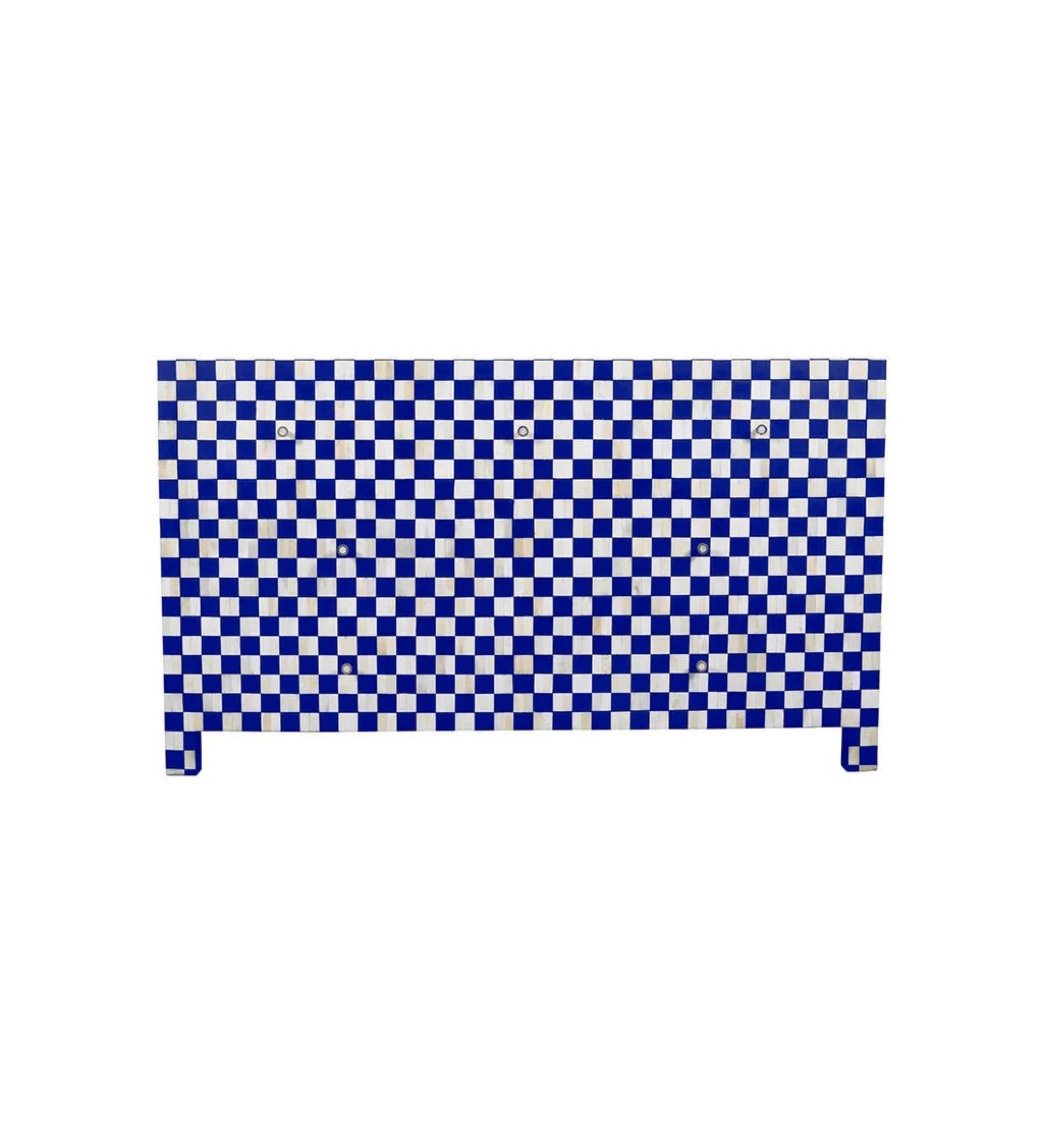 Maze Chest of Drawers - Blue Bone Inlay