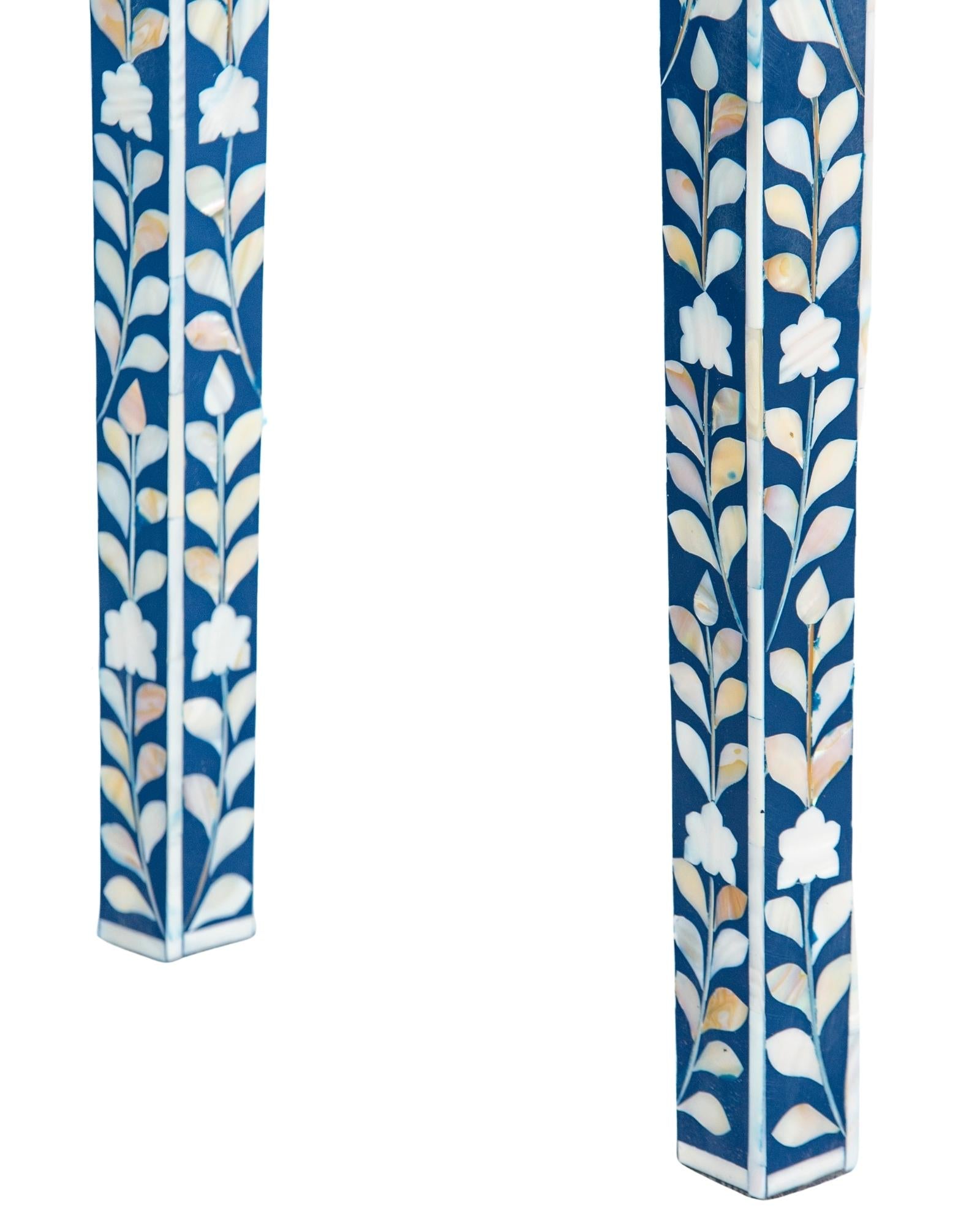 Iris Console & Dresser – Blue Mother of Pearl Inlay