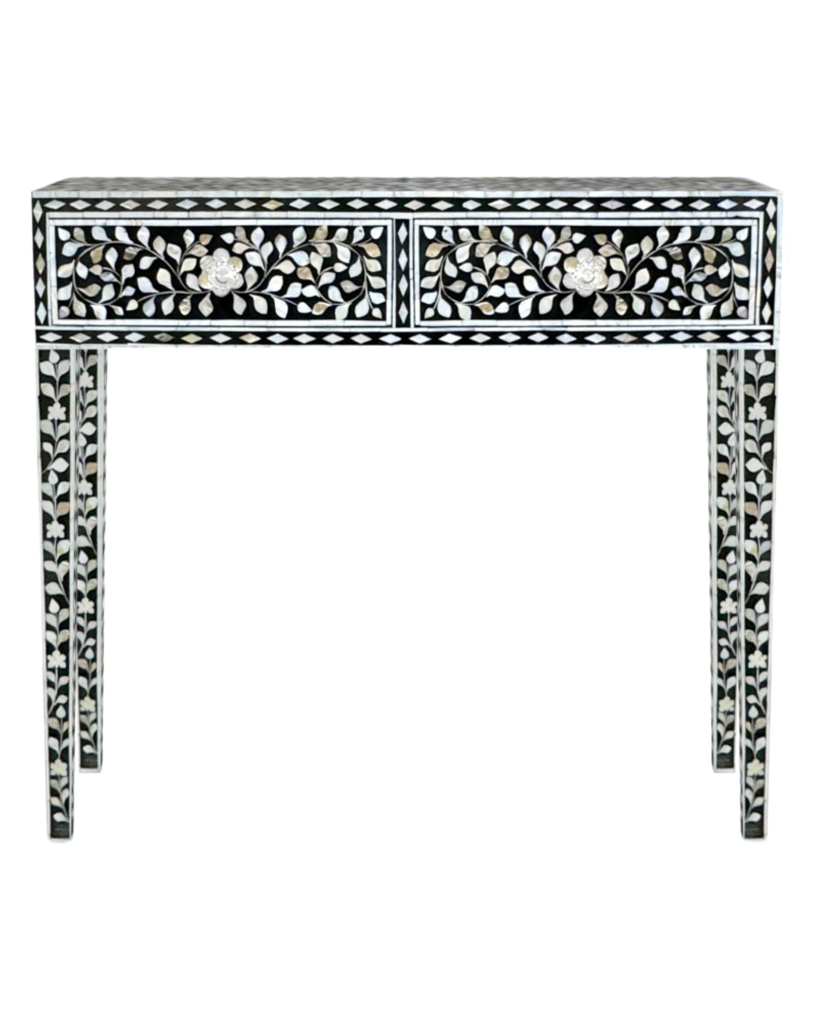 Iris Dresser Console - Black Mother of Pearl