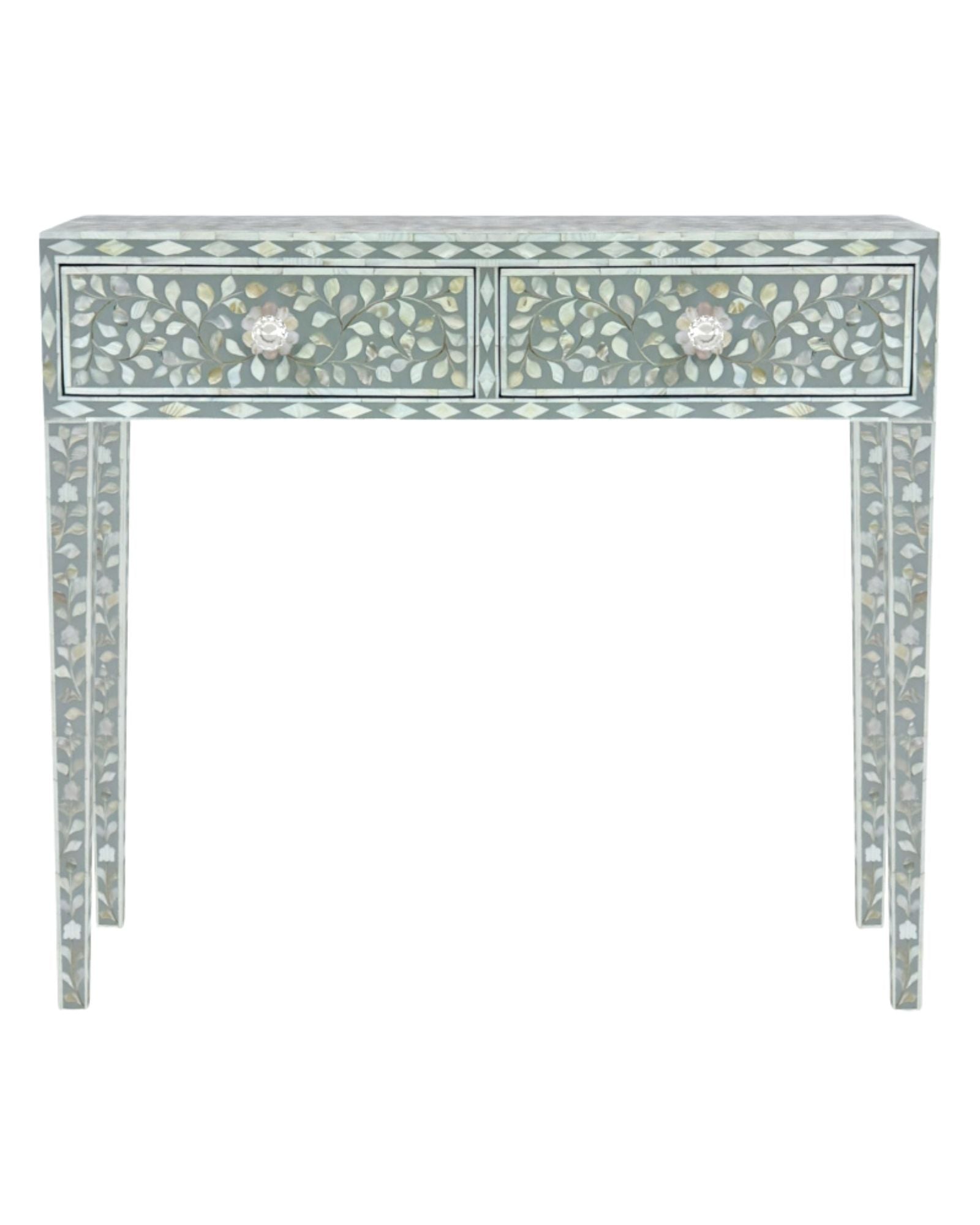Iris Dresser Console - Grey Mother of Pearl