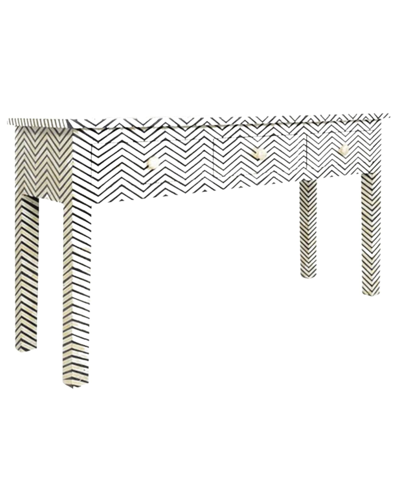 Isra Dresser Console - Black Bone Inlay - Tabeer Homes