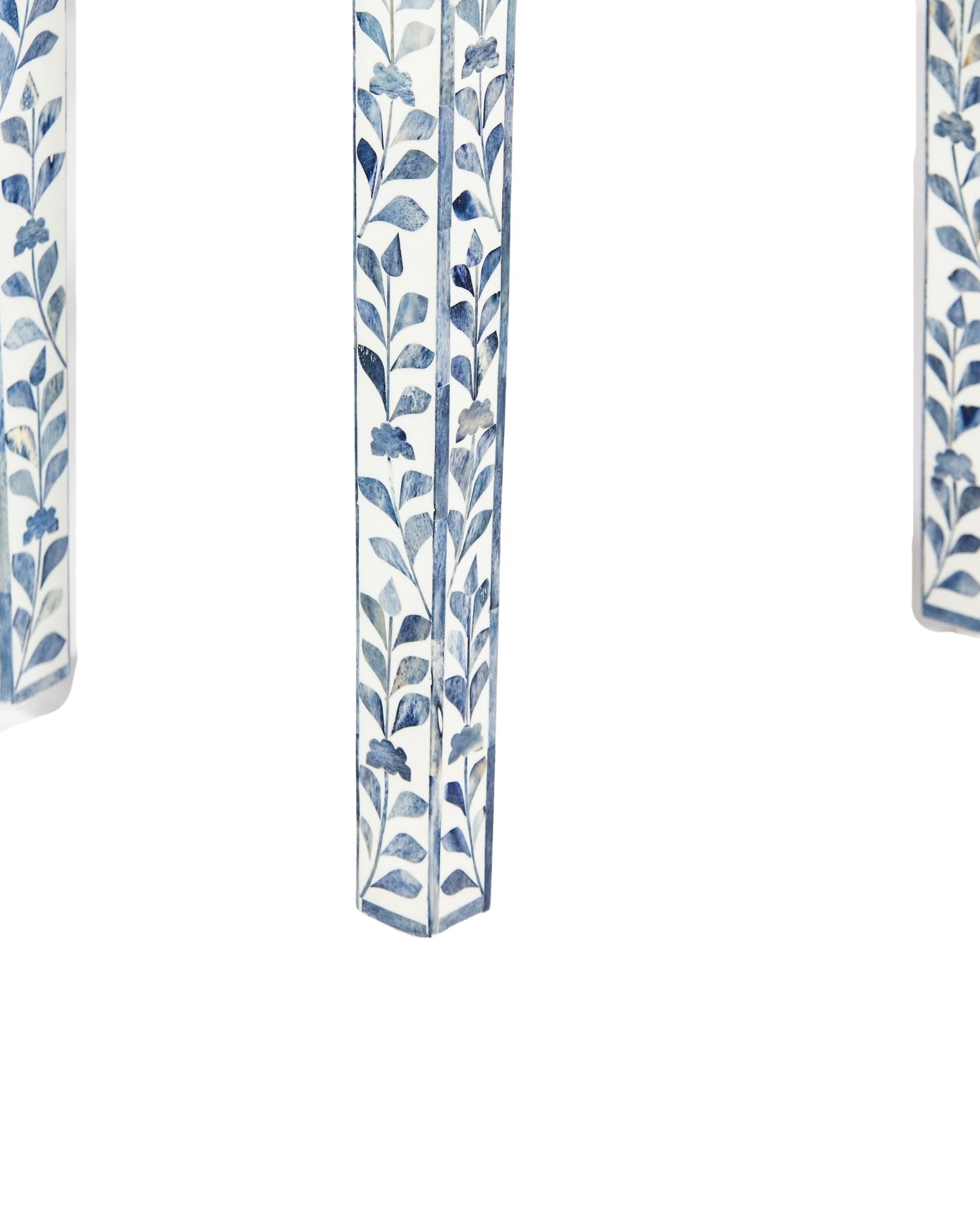 Jade Dresser Console & Stool - Blue Bone Inlay - Tabeer Homes