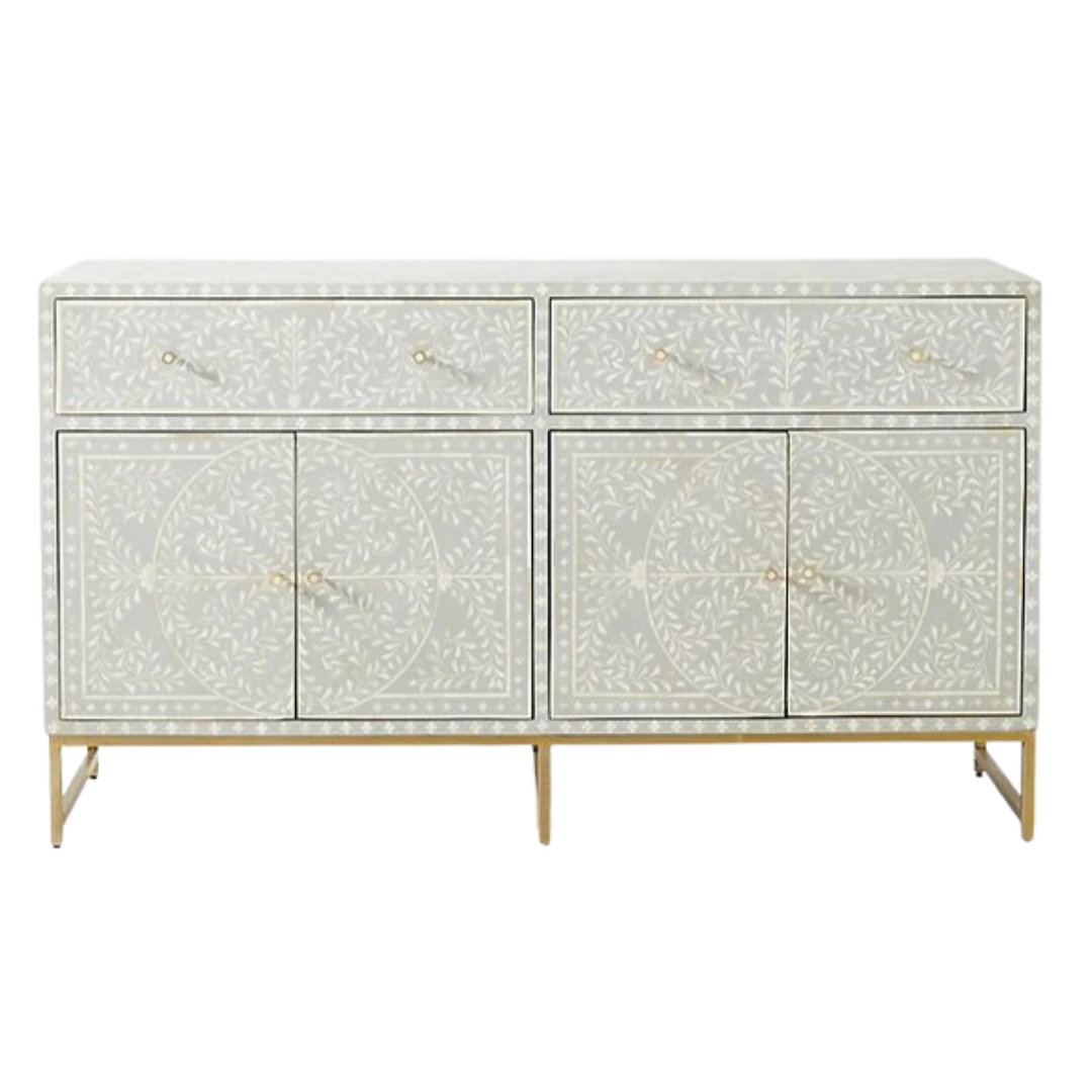 Jade Sideboard Buffet - Grey Bone Inlay - Tabeer Homes