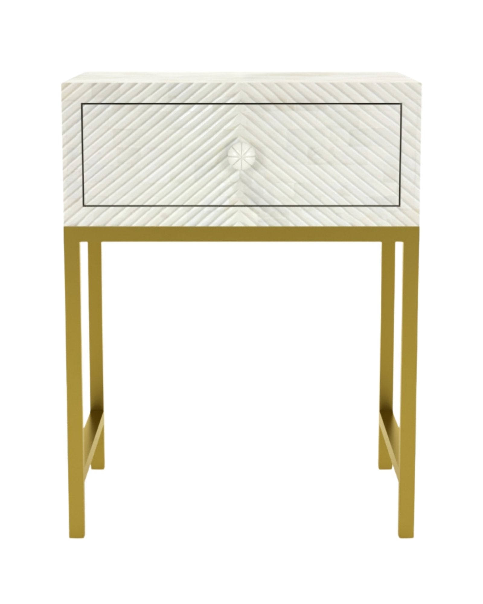 Side Table Bone Inlay Online for sale