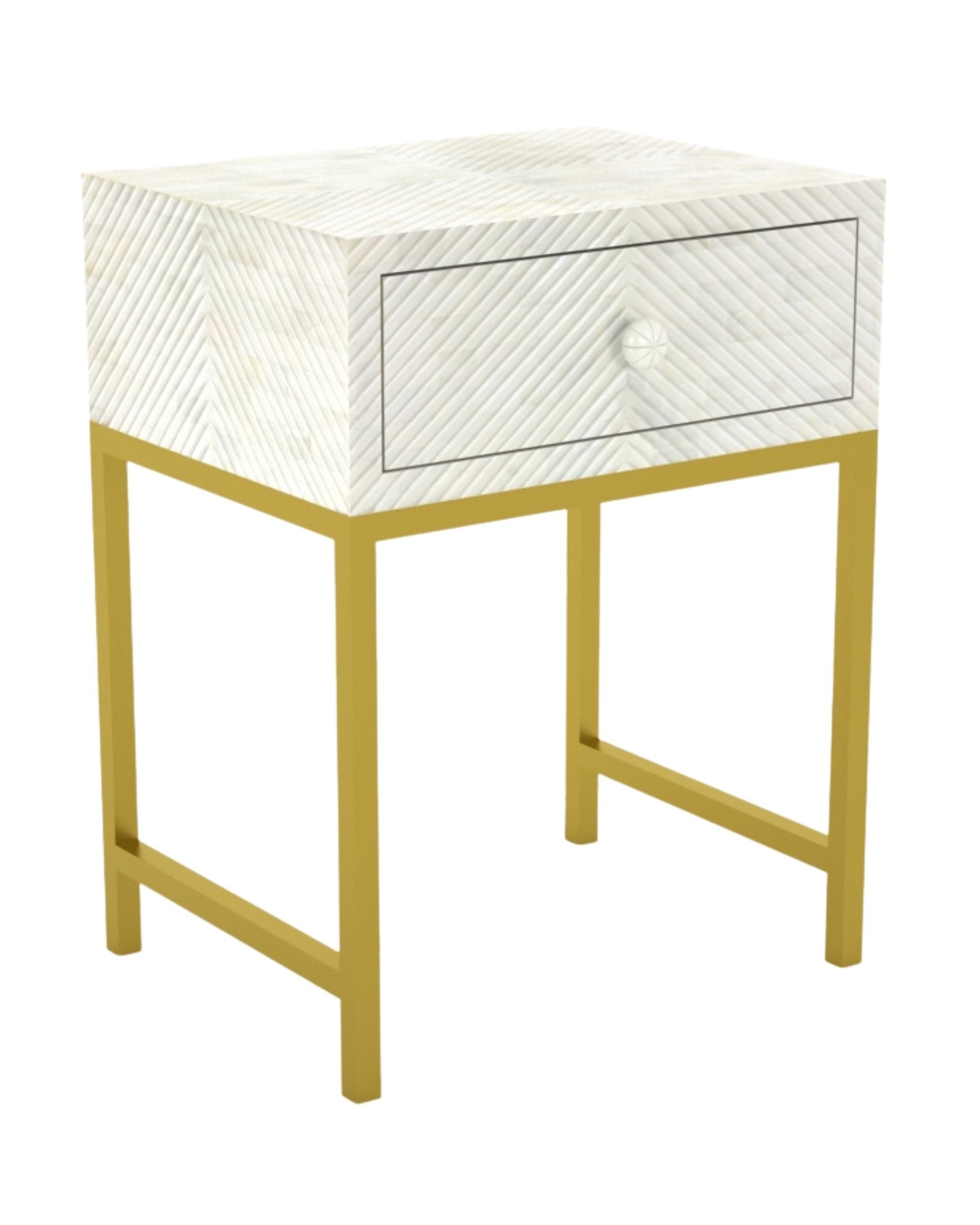 Side Table Bone Inlay Online for sale
