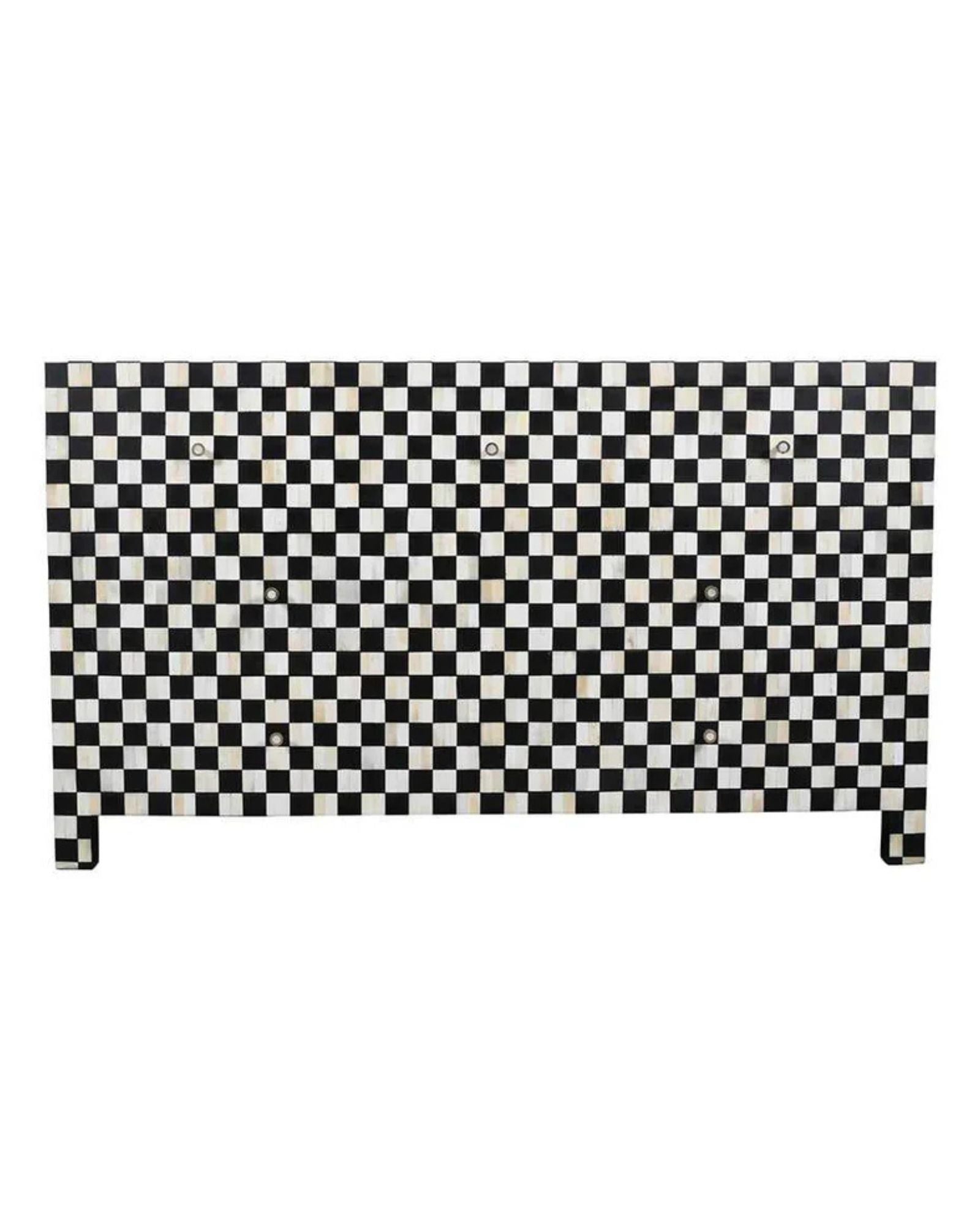 Maze Chest of Drawers - Black Bone Inlay - Tabeer Homes