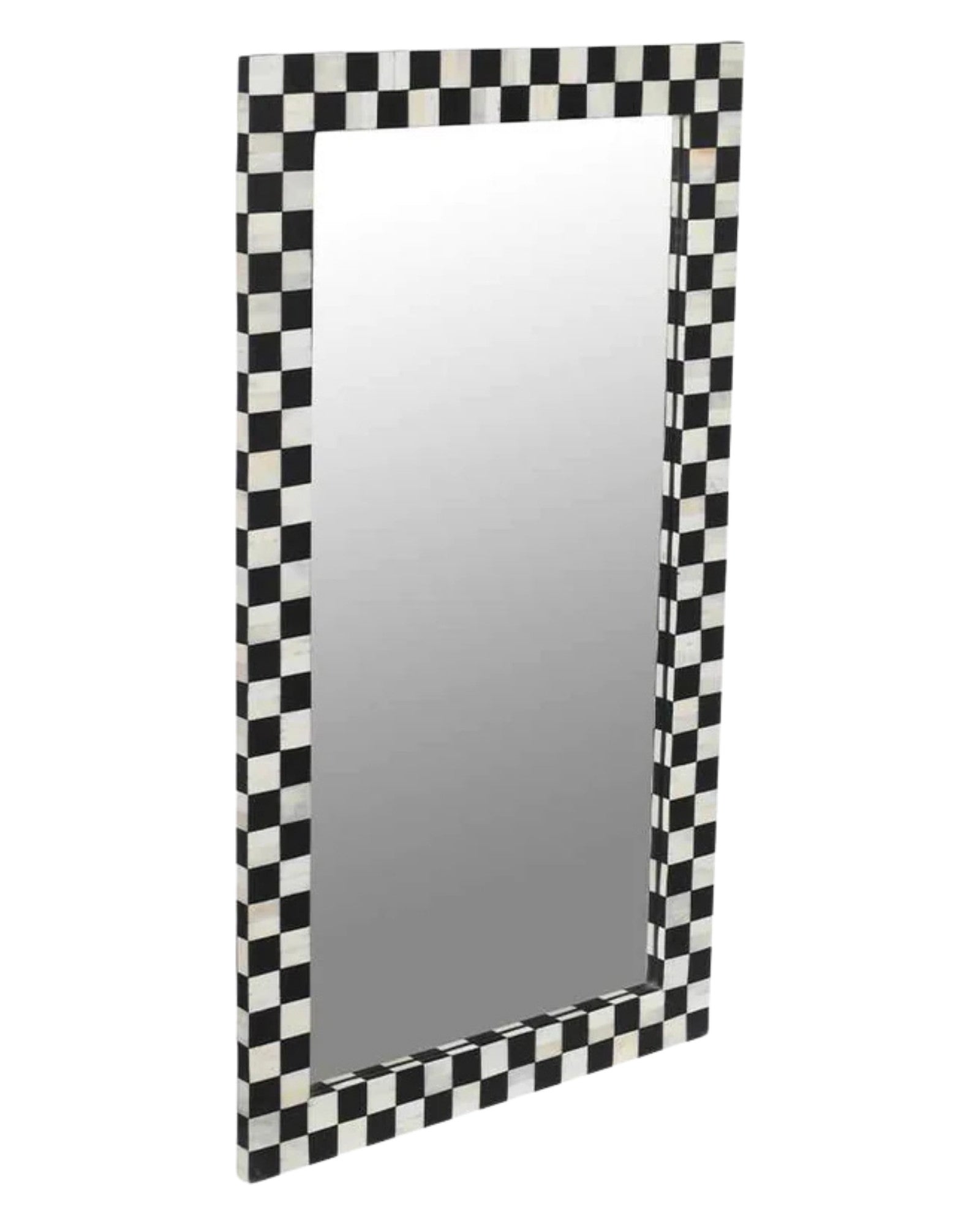 Maze Mirror - Black Bone Inlay - Tabeer Homes