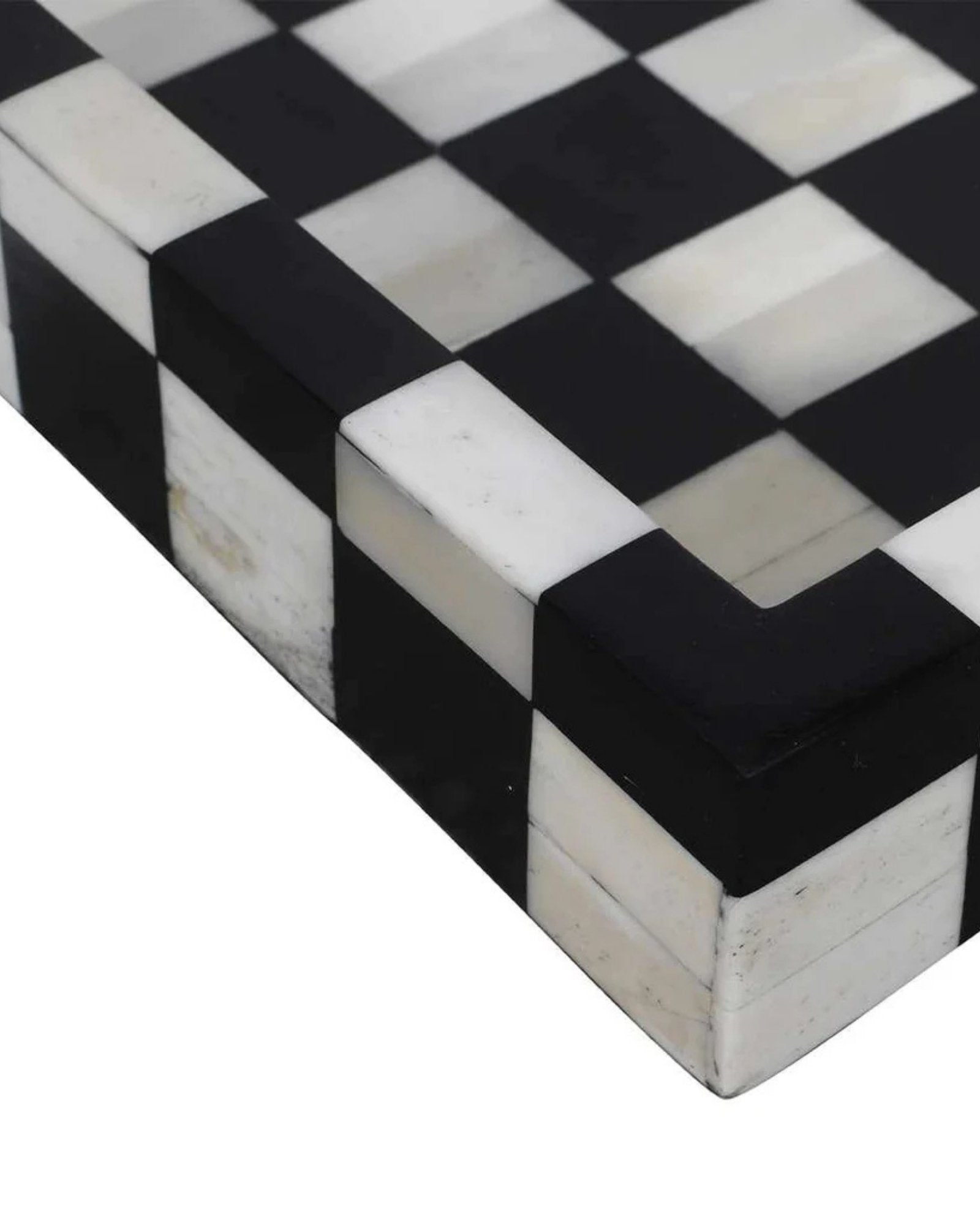 Maze Tray - Black Bone Inlay - Tabeer Homes