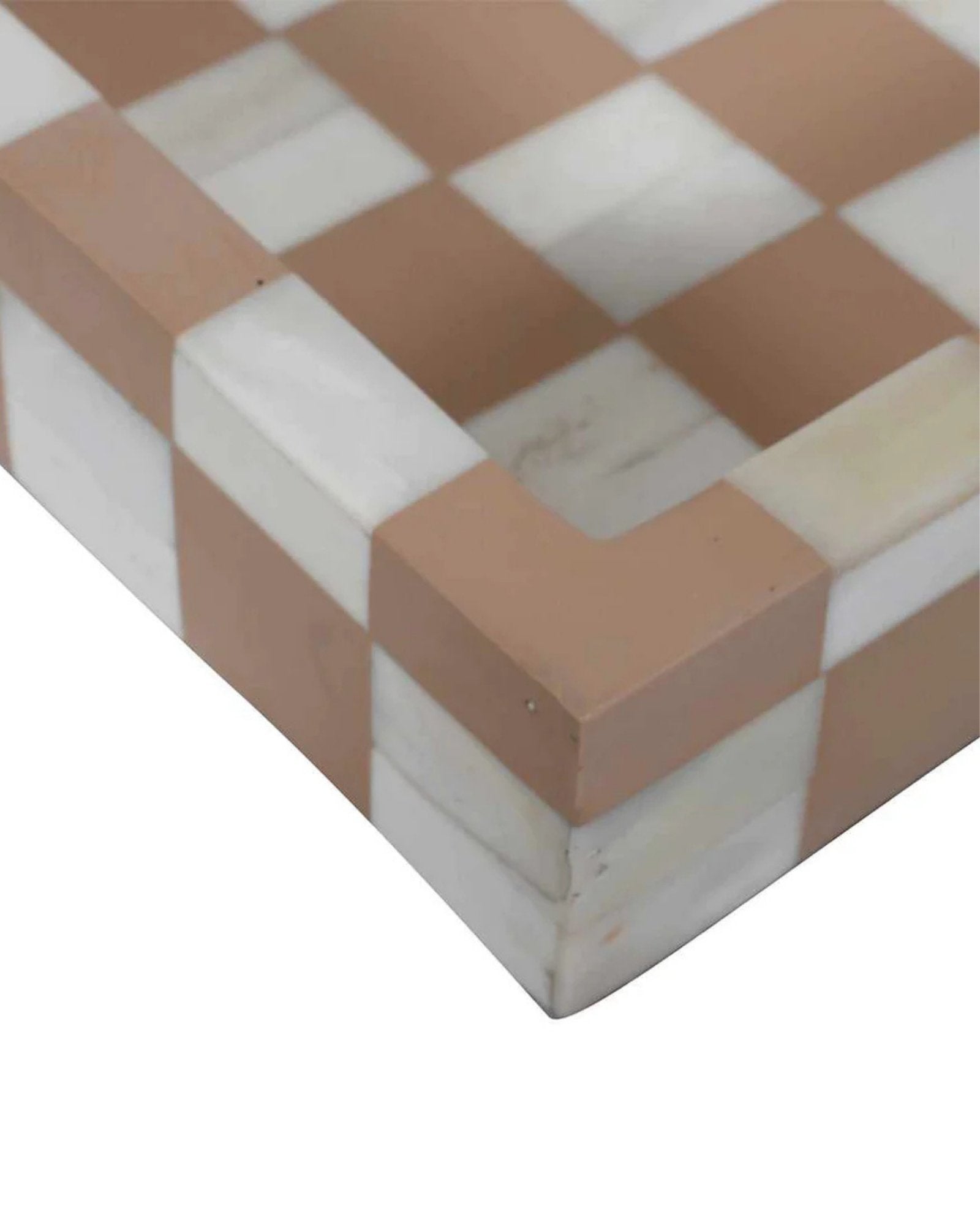 Maze Tray - Brown Bone Inlay - Tabeer Homes