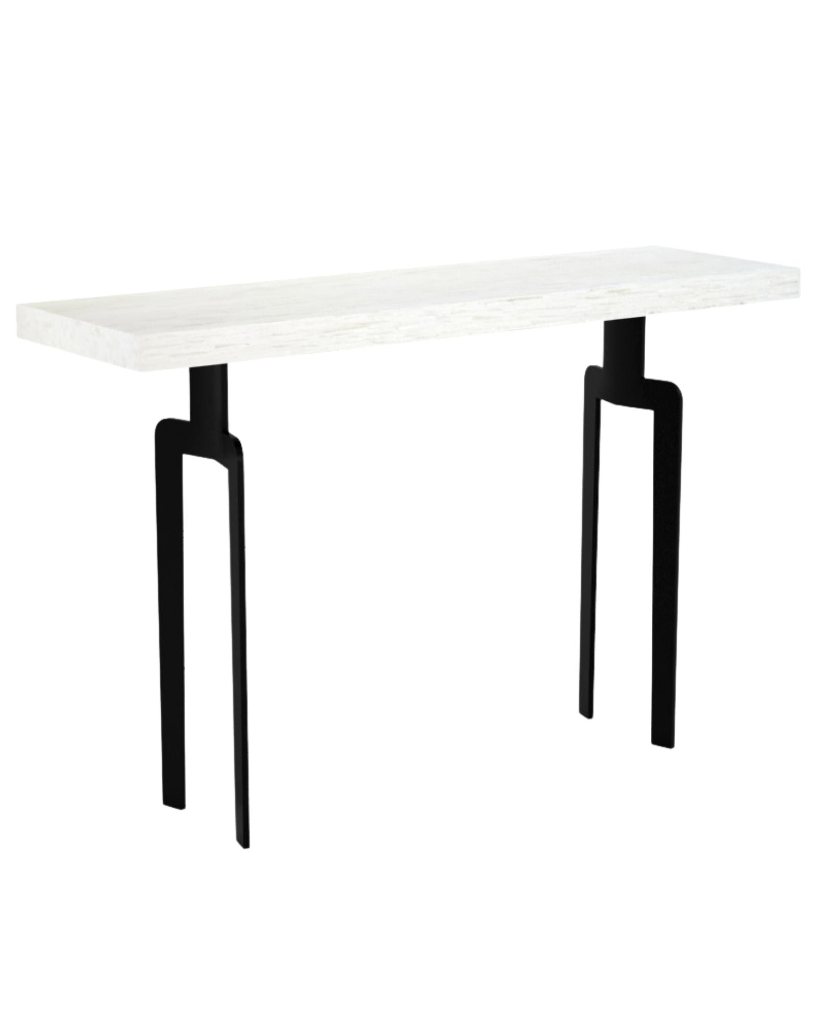 Meena Console Table - White Bone Inlay