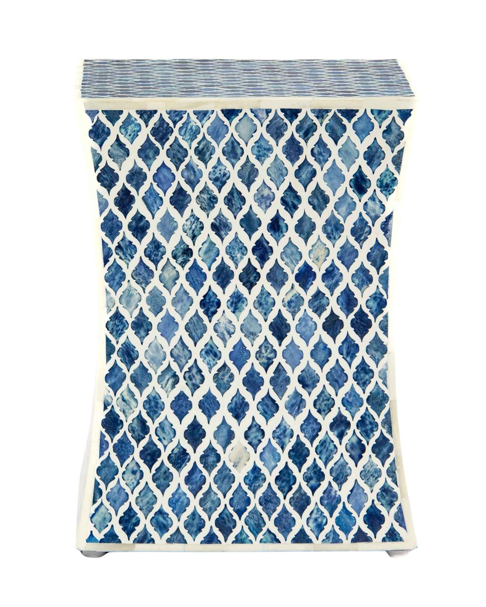 Naveli Side Table - Blue Bone Inlay