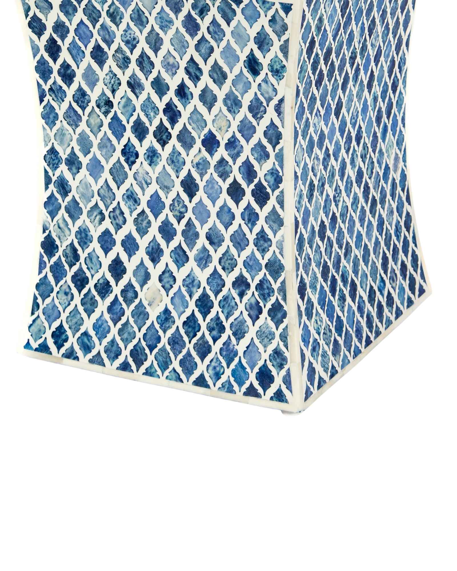 Naveli Side Table - Blue Bone Inlay