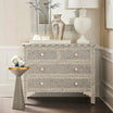 Yasmine Chest of Drawers - Grey Bone Inlay - Tabeer Homes