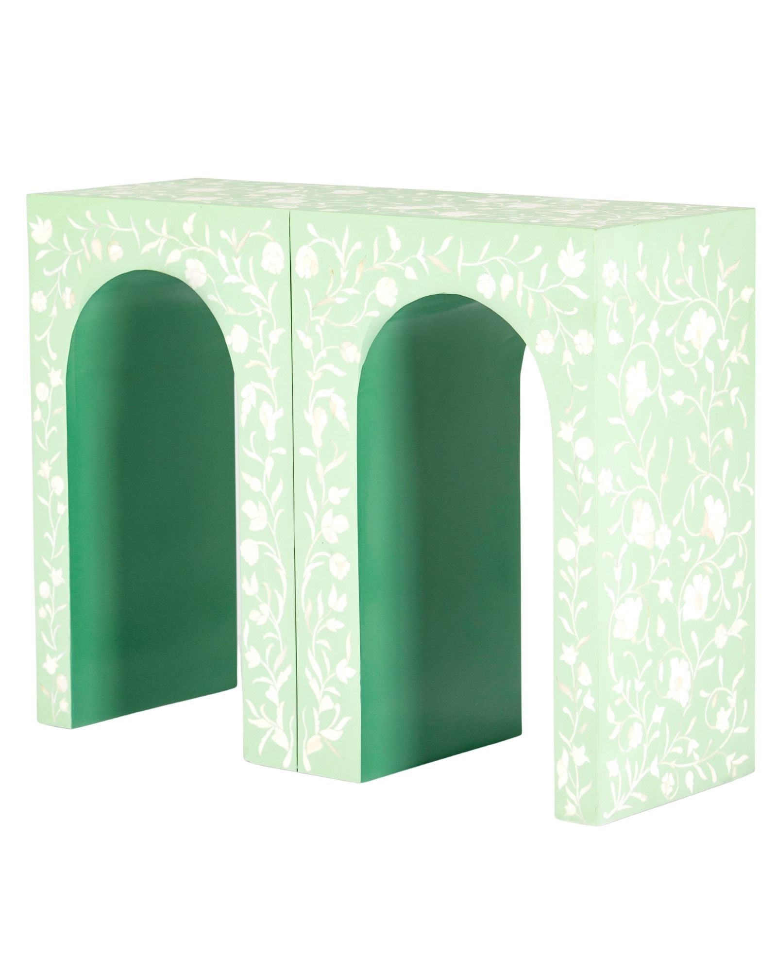 Rosetta Console - Green Bone Inlay