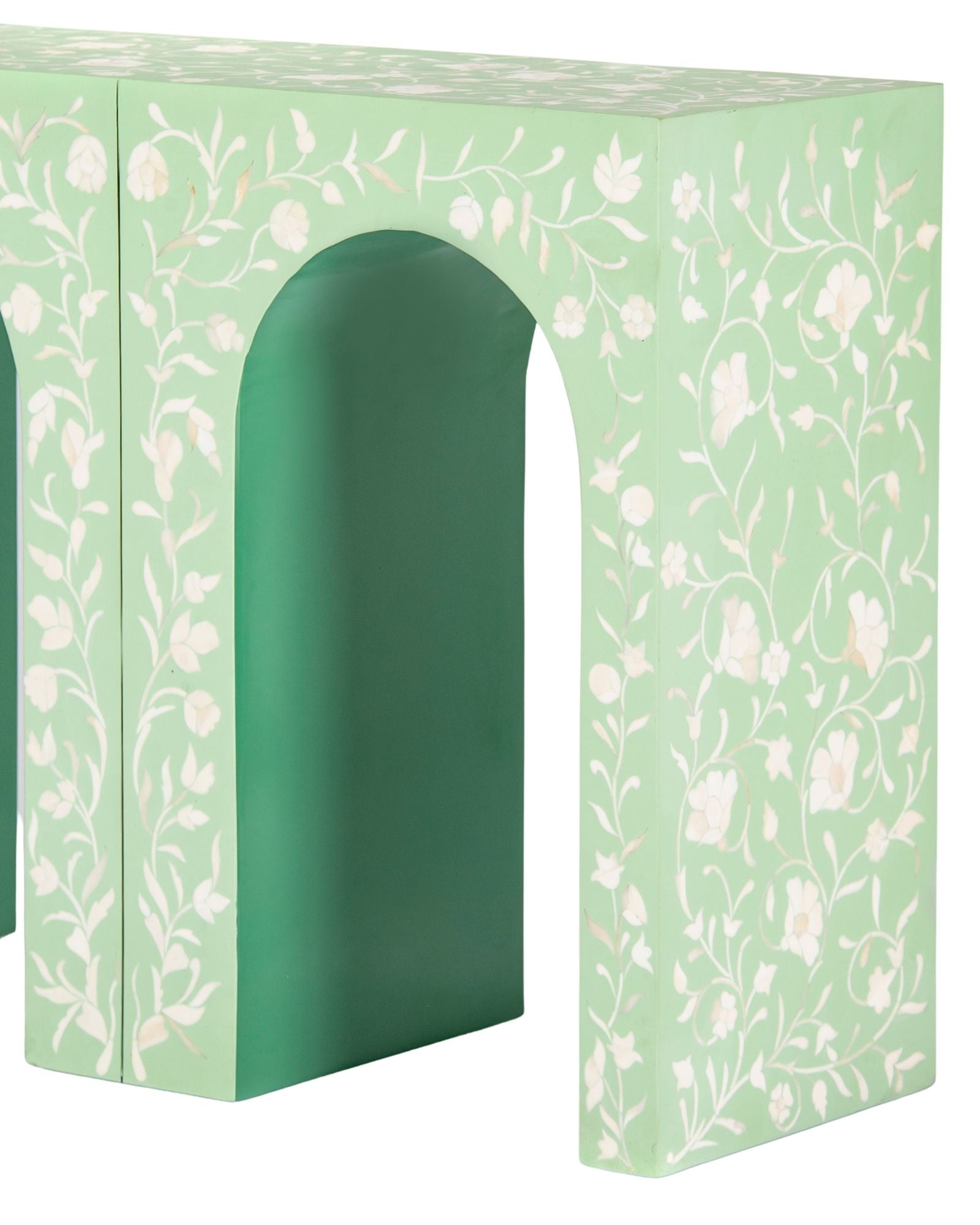 Rosetta Console - Green Bone Inlay