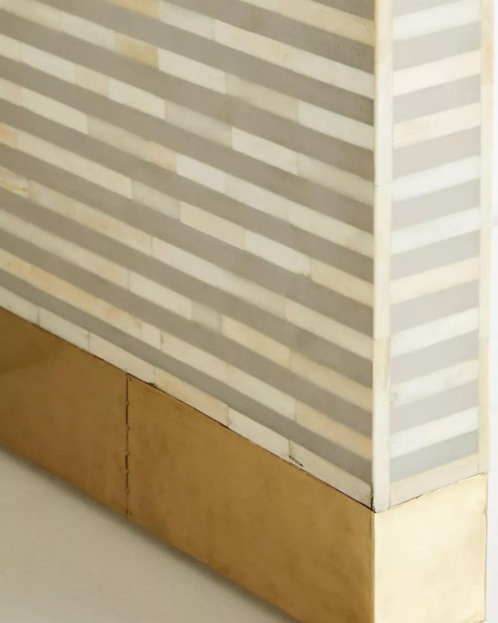 Saphed Console Table - Grey Bone Inlay - Tabeer Homes