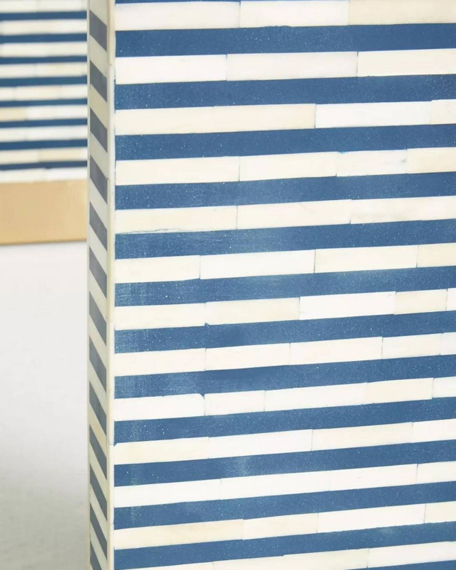 Saphed Console Table - Navy Blue Bone Inlay - Tabeer Homes