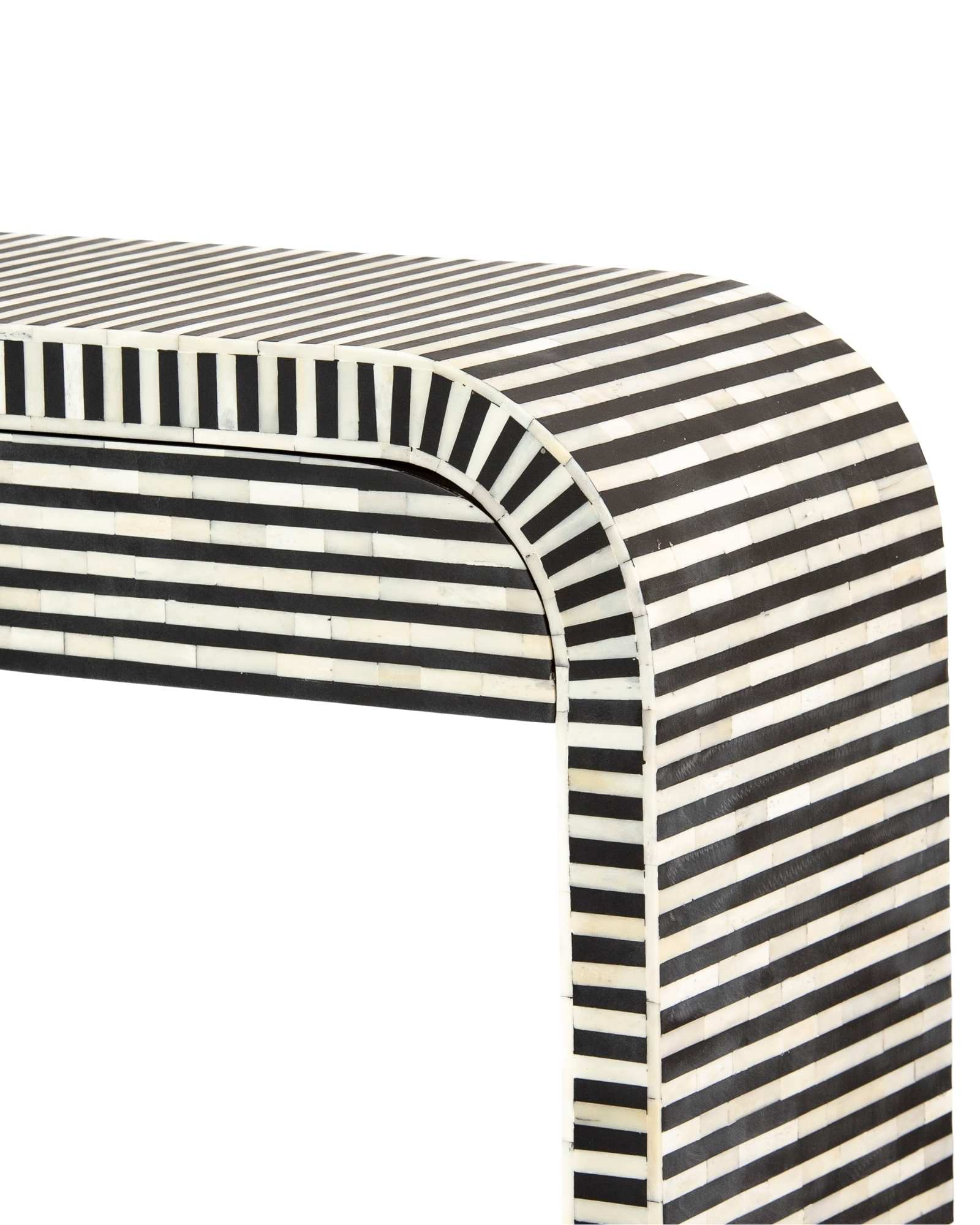 Saphed Dresser Console - Black Bone Inlay