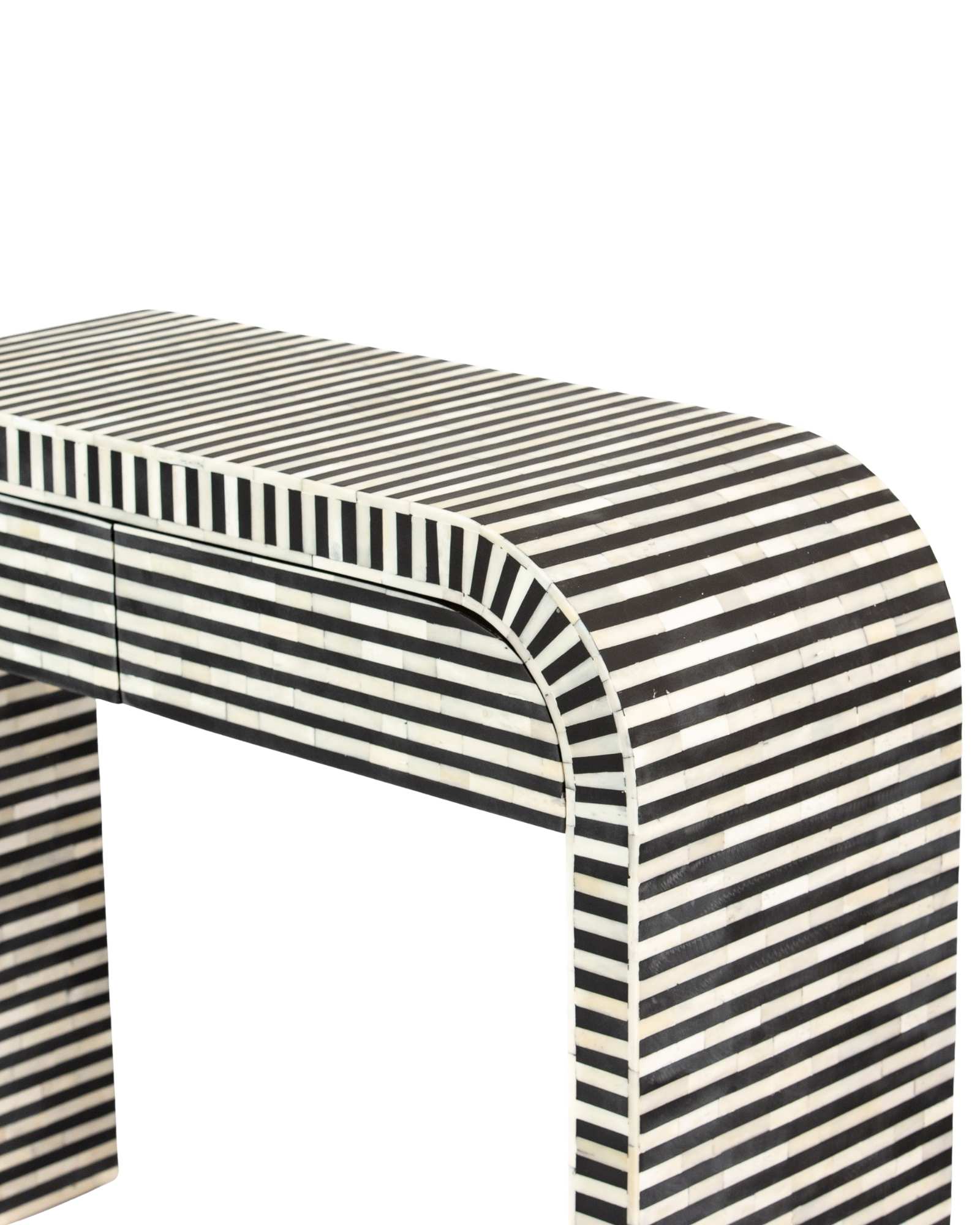 Saphed Dresser Console - Black Bone Inlay