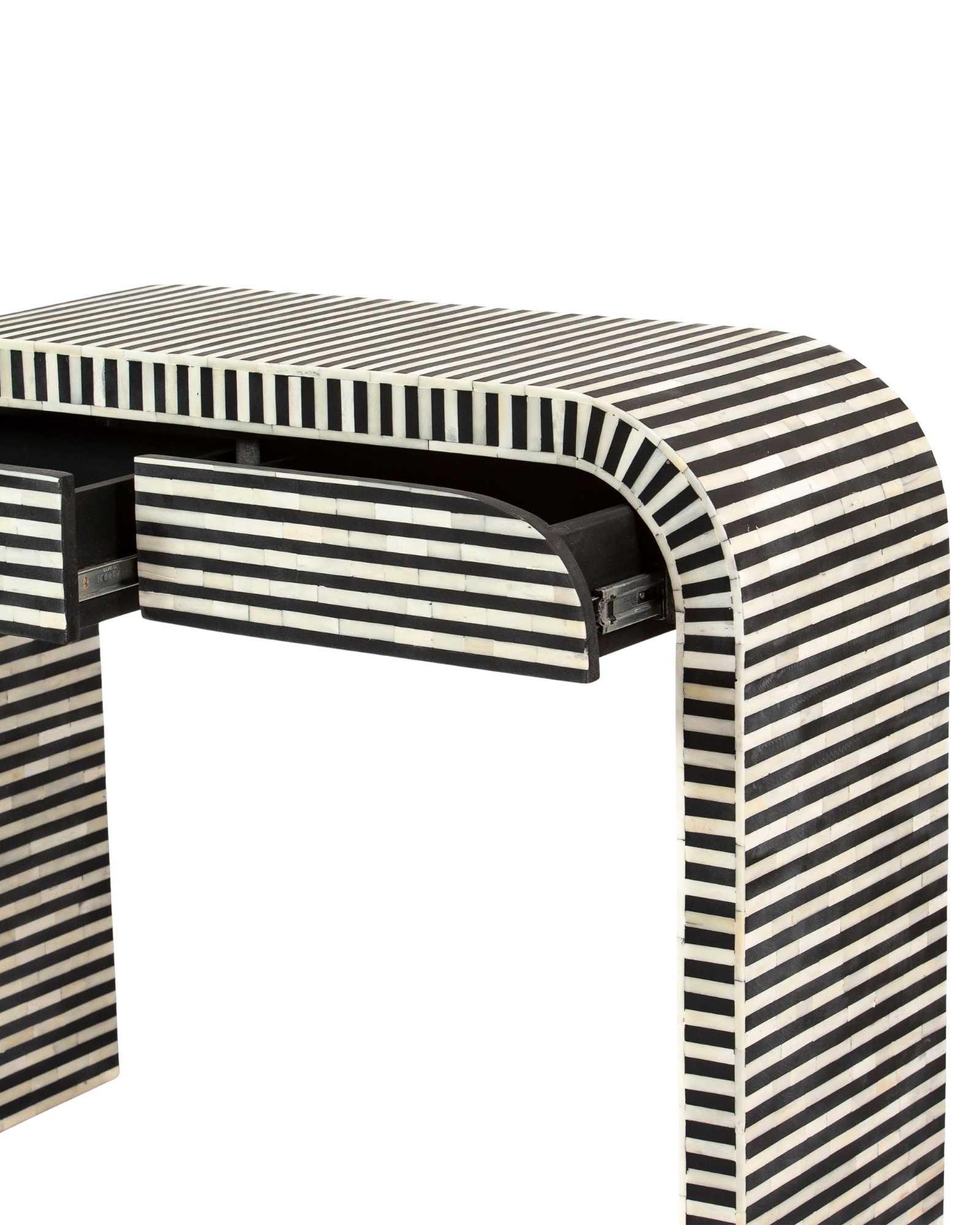 Saphed Dresser Console - Black Bone Inlay
