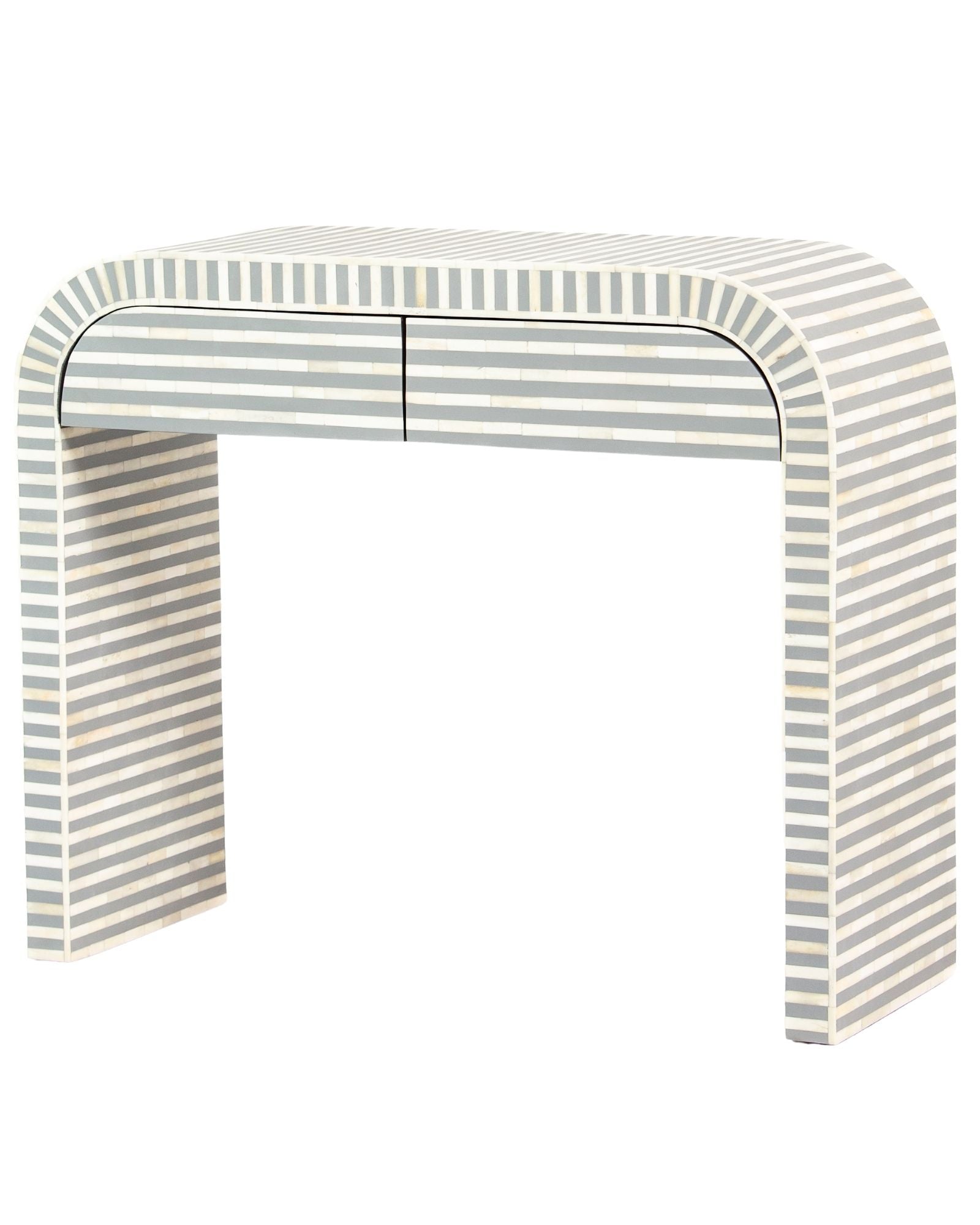 Saphed Dresser Console - Grey Bone Inlay
