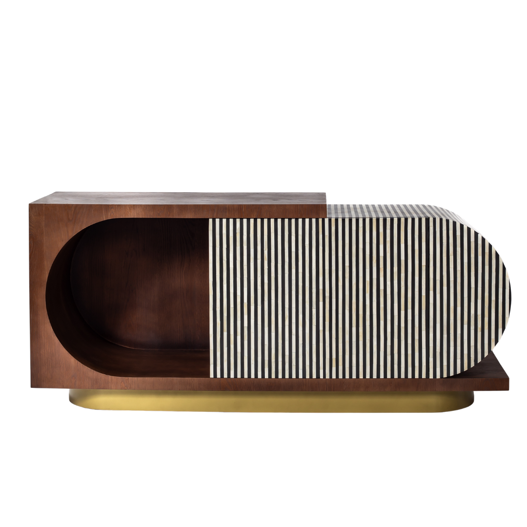 Saphed Sideboard - Black Bone Inlay - Tabeer Homes