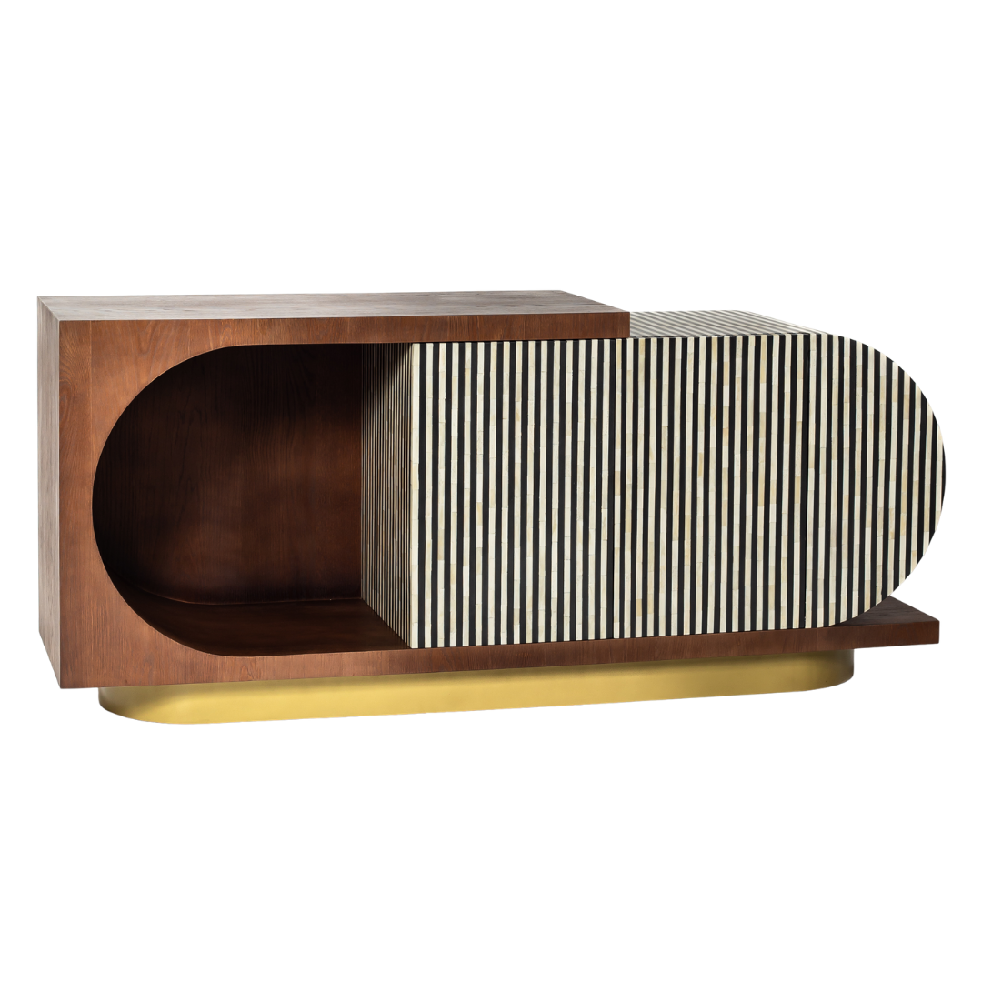 Saphed Sideboard - Black Bone Inlay - Tabeer Homes